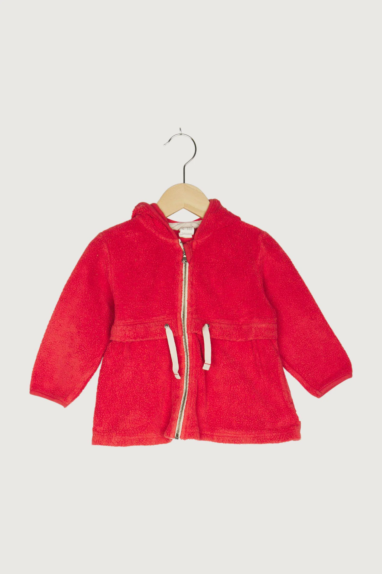 Secondhand Fleece-Jacke aus reiner Bio-Baumwolle