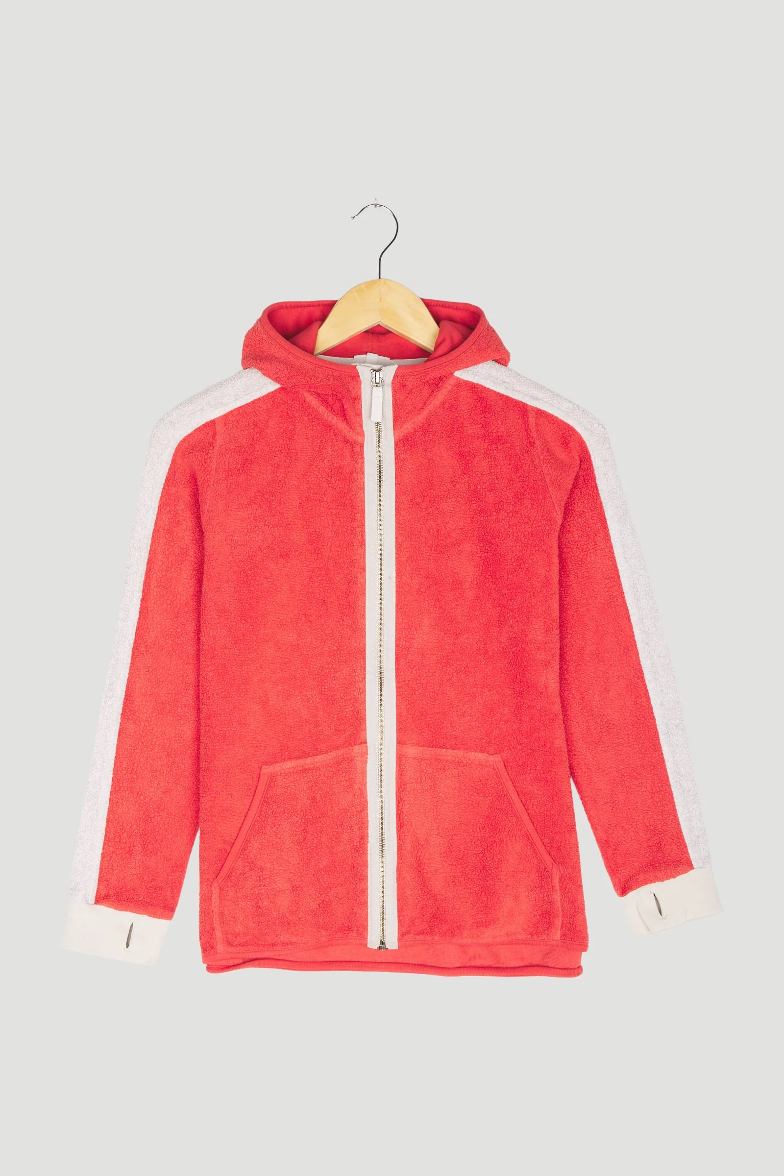 Secondhand Fleece Jacke aus reiner Bio-Baumwolle