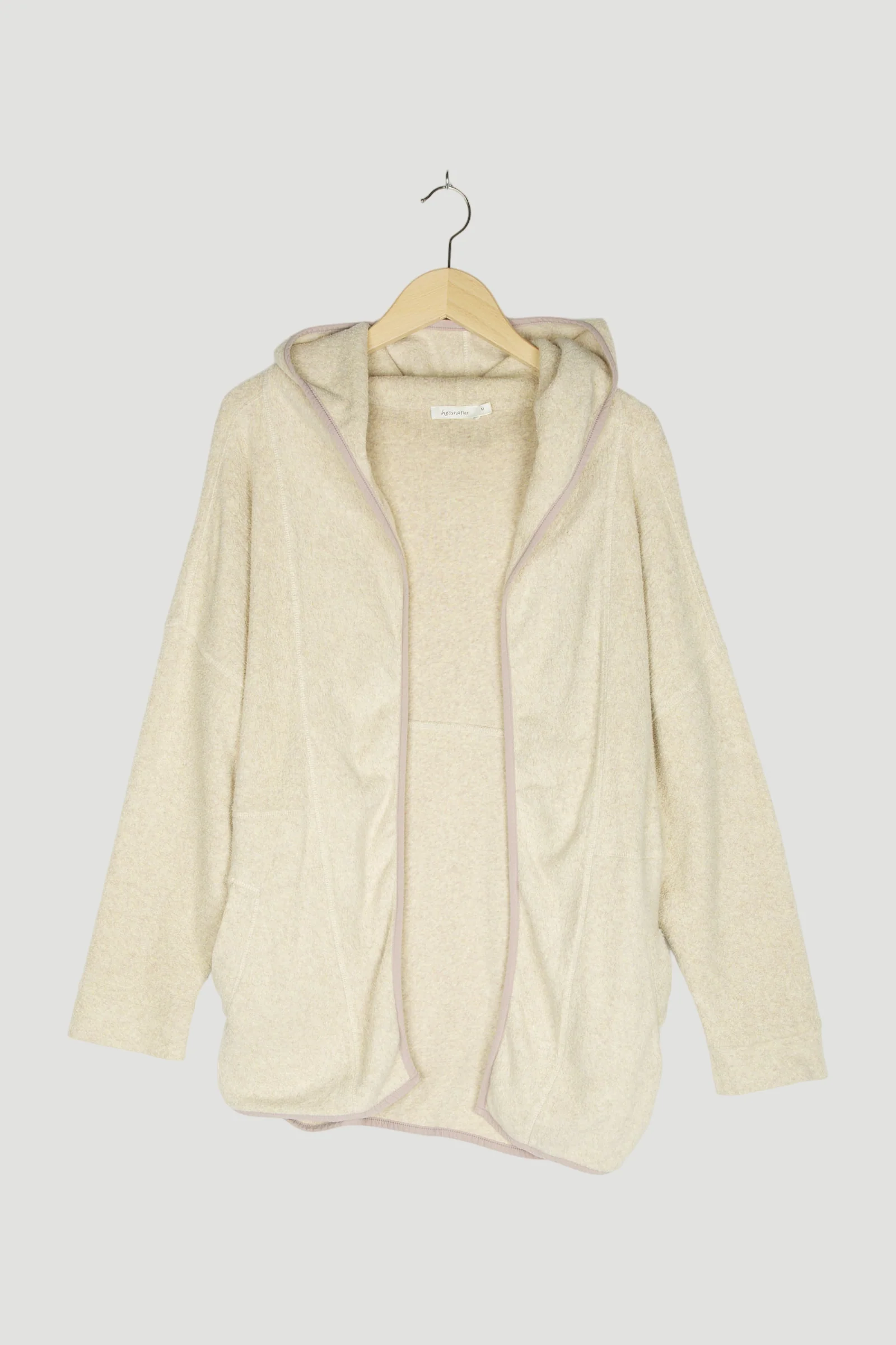 Secondhand Fleece-Jacke aus reiner Bio-Baumwolle