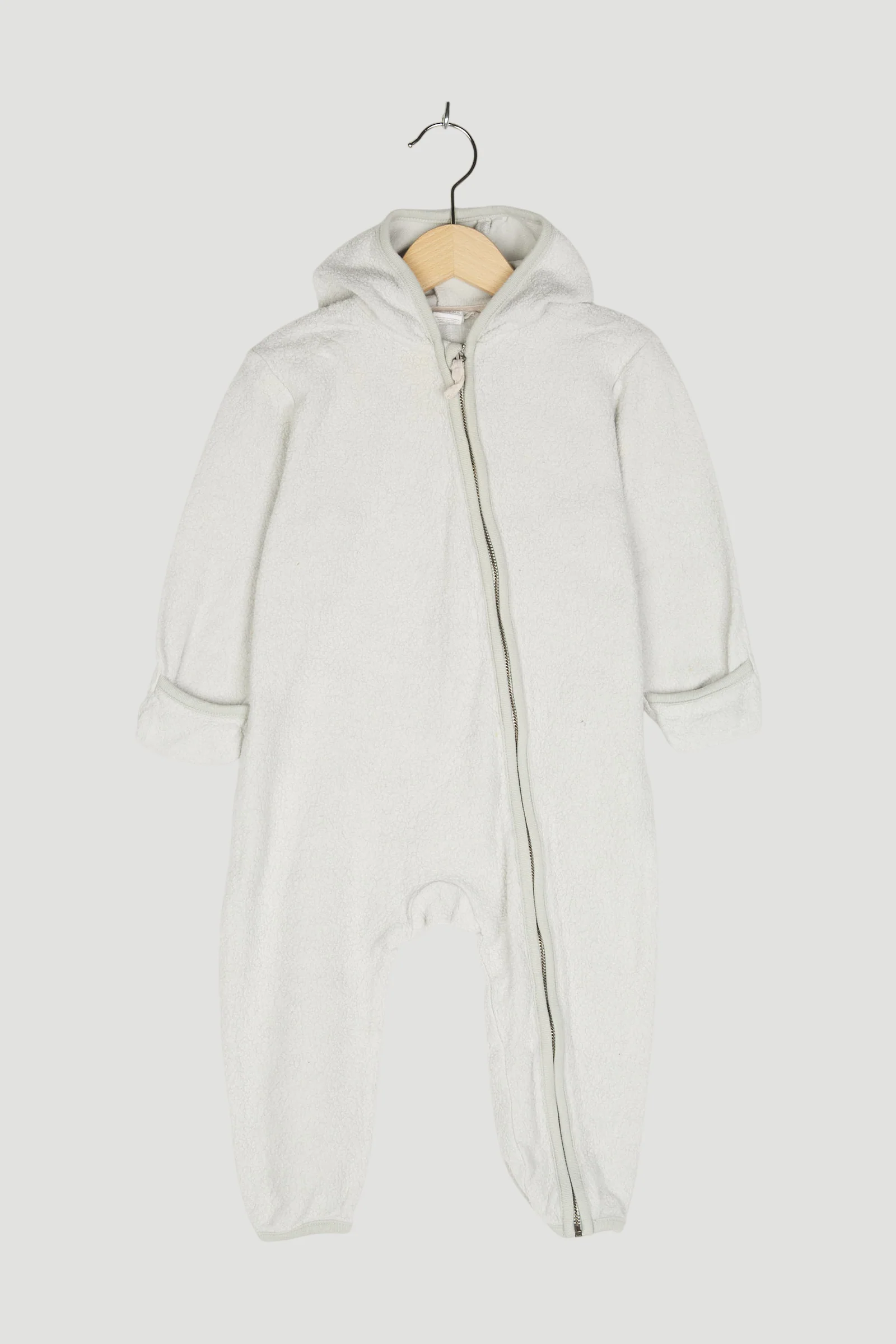 Secondhand Fleece-Overall aus reiner Bio-Baumwolle