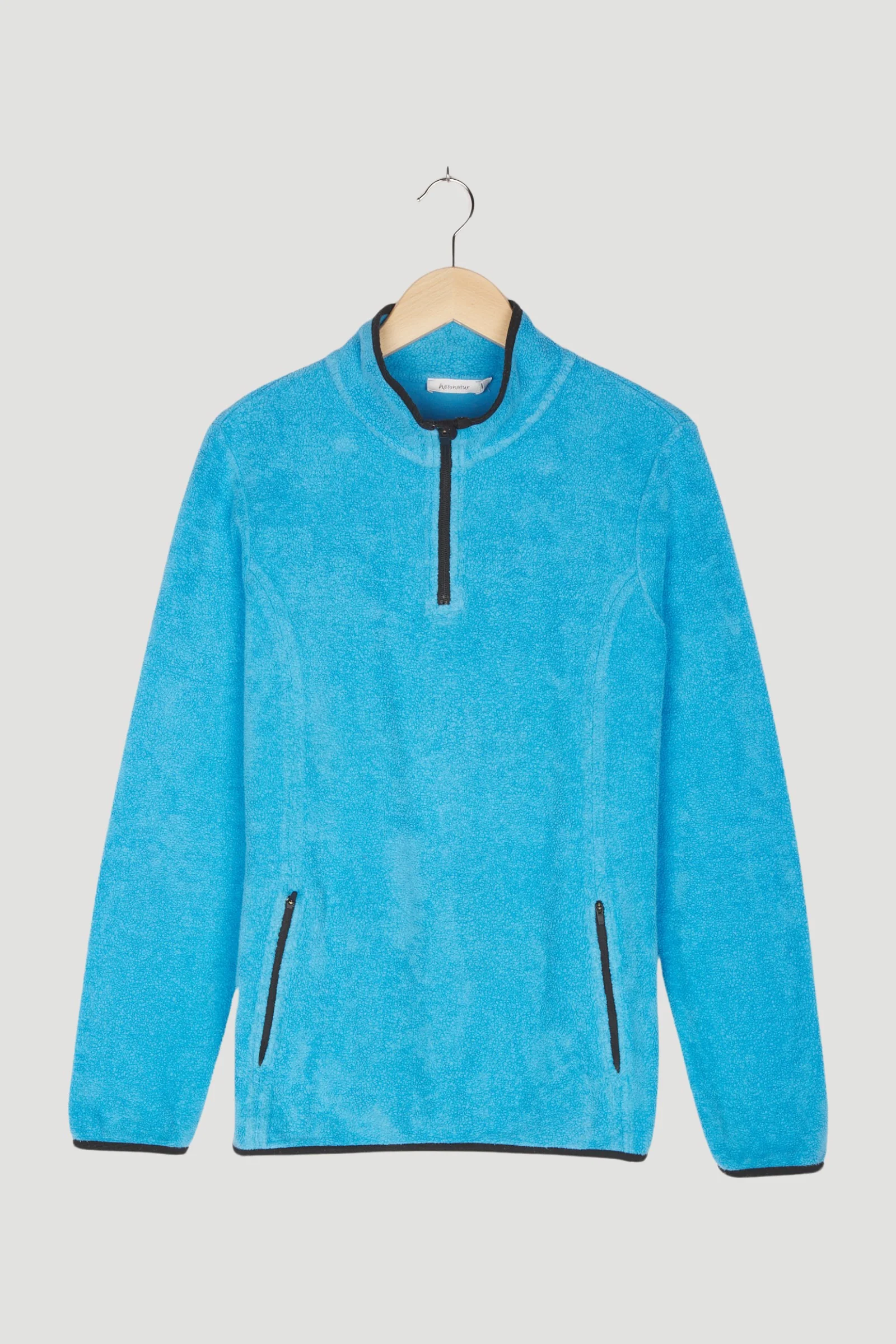 Secondhand Fleece-Troyer aus reiner Bio-Baumwolle