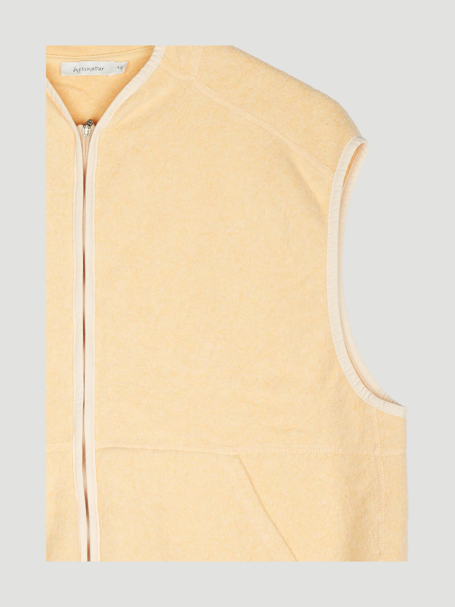 Secondhand Fleece-Weste aus reiner Bio-Baumwolle - Image 3