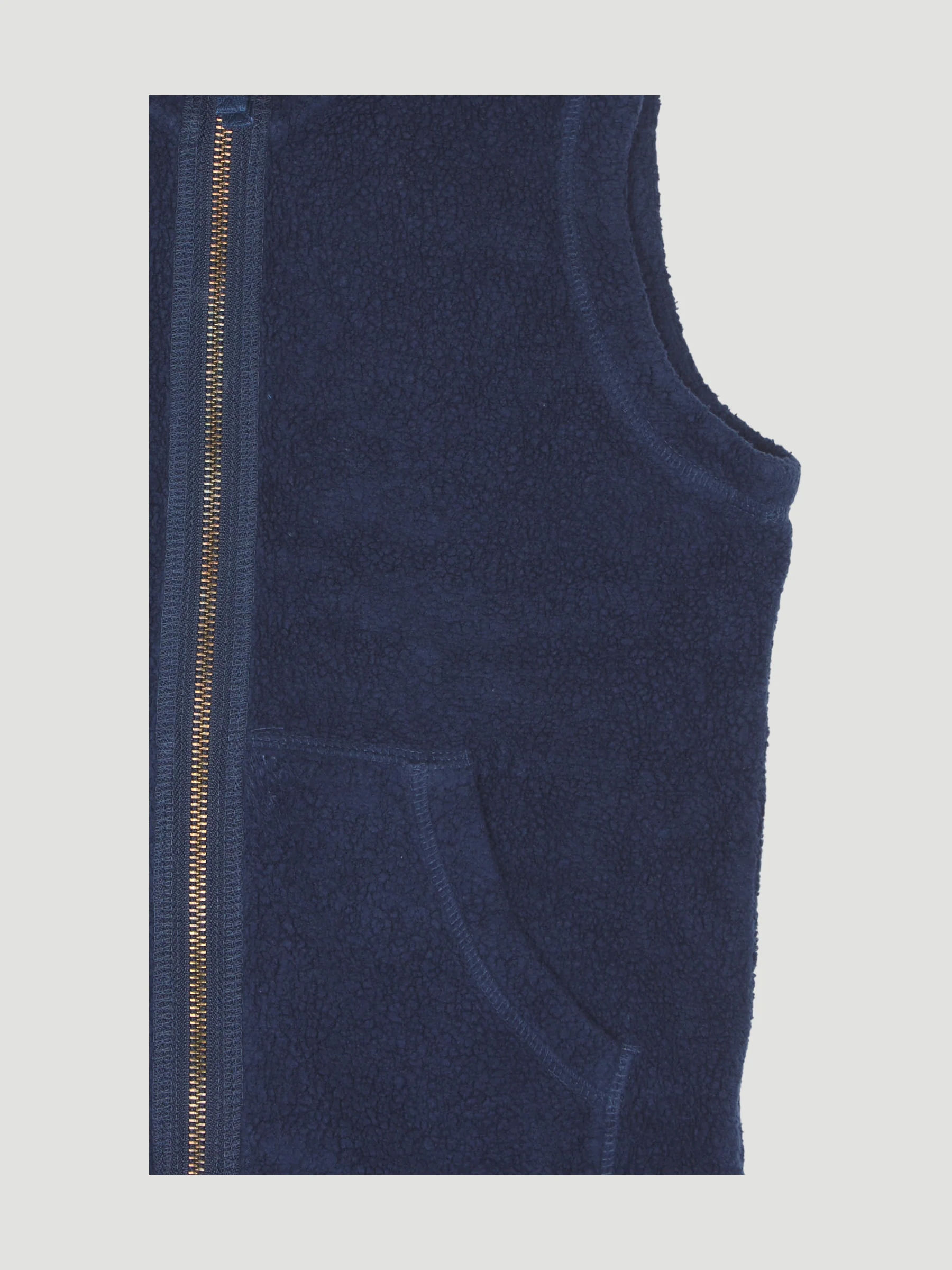 Secondhand Fleece-Weste aus reiner Bio-Baumwolle - Image 3