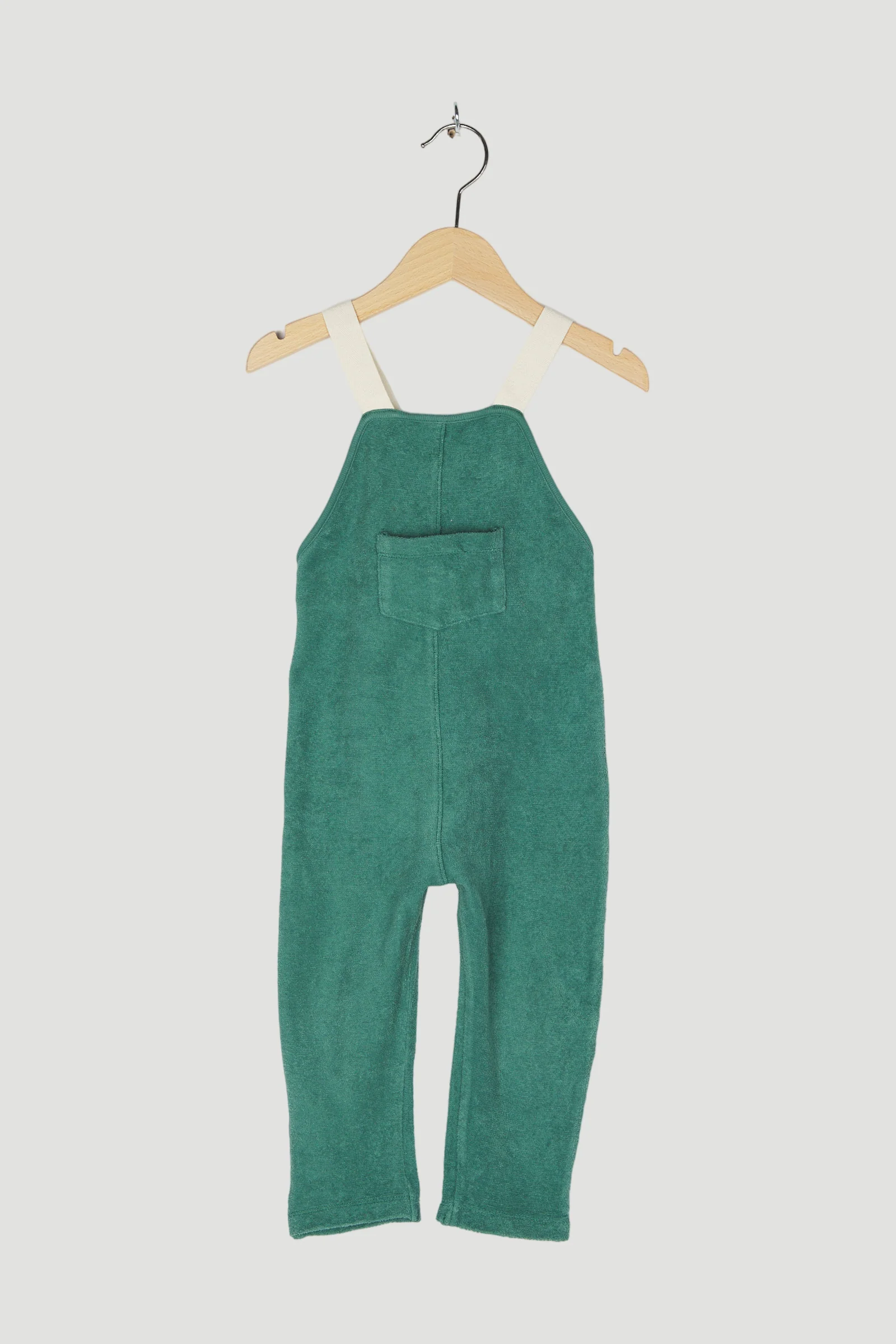 Secondhand Frottee Latzhose aus reiner Bio-Baumwolle