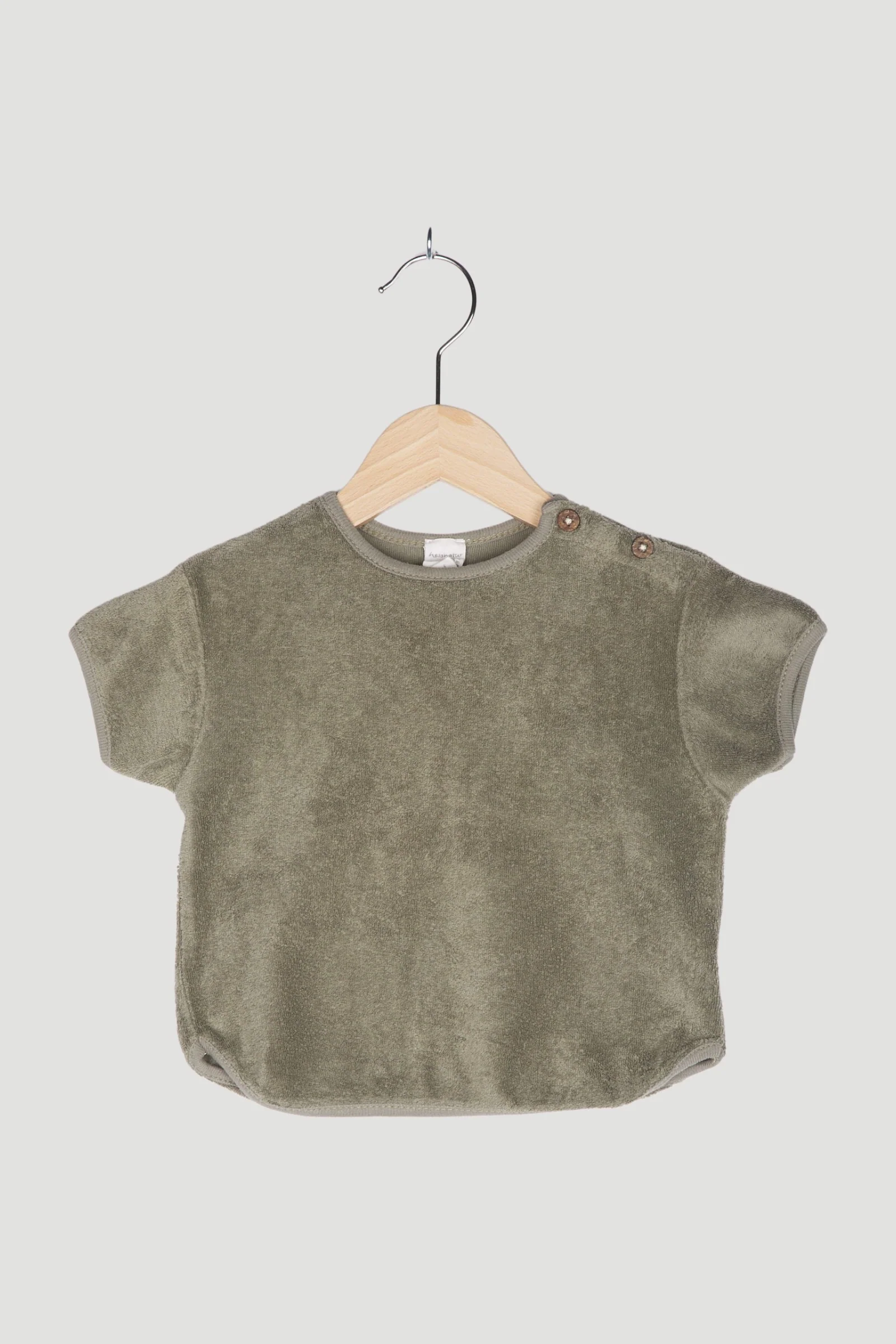 Secondhand Frottee-Sweatshirt aus reiner Bio-Baumwolle
