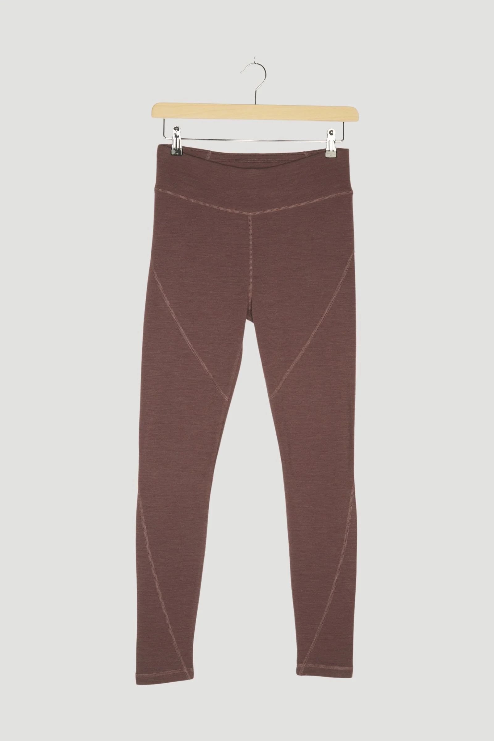 Secondhand Funktionsleggings aus Bio-Merinowolle mit Bio-Baumwolle