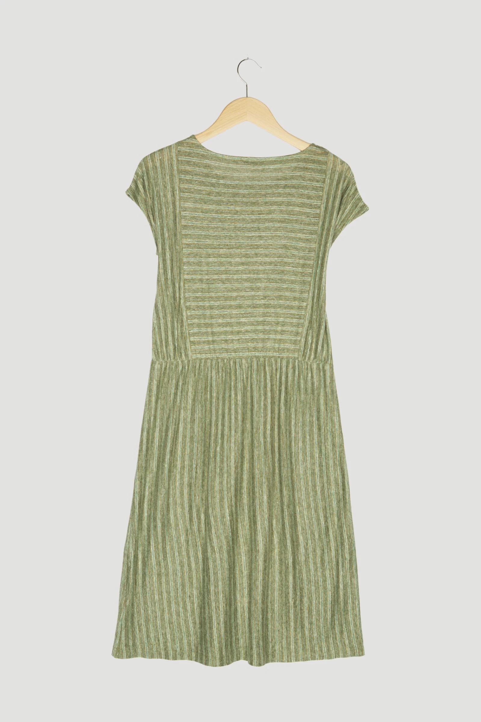 Secondhand Gestreiftes Kleid aus reinem Leinen - Image 5