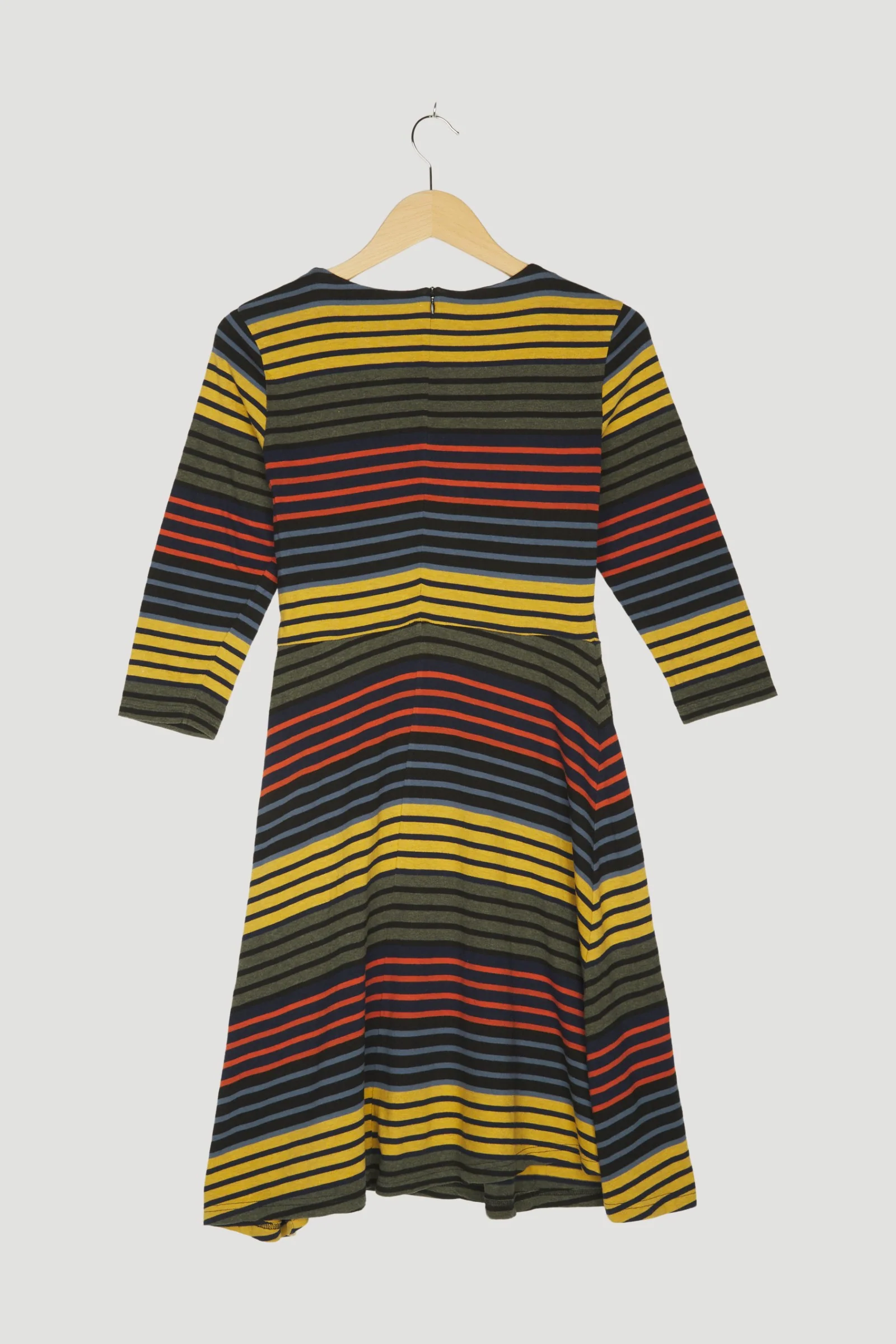 Secondhand Gestreiftes Kleid aus reiner Bio-Baumwolle - Image 2