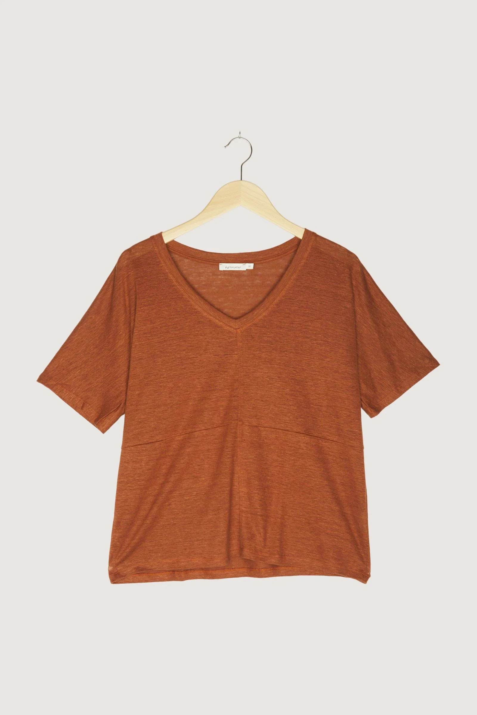 Secondhand Halbarm-Shirt aus reinem Hanf - Image 10