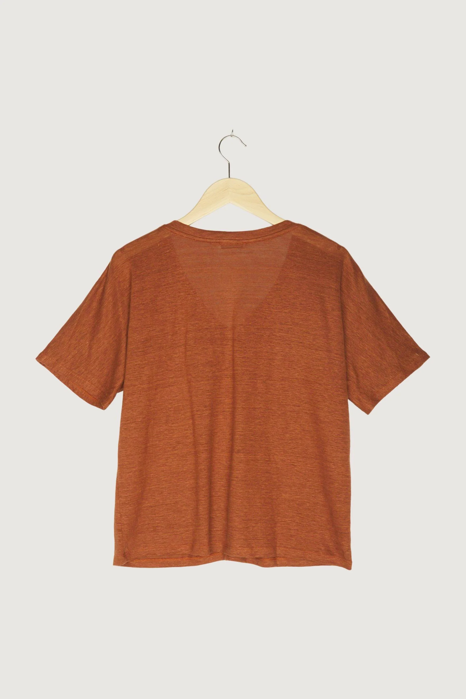 Secondhand Halbarm-Shirt aus reinem Hanf - Image 11
