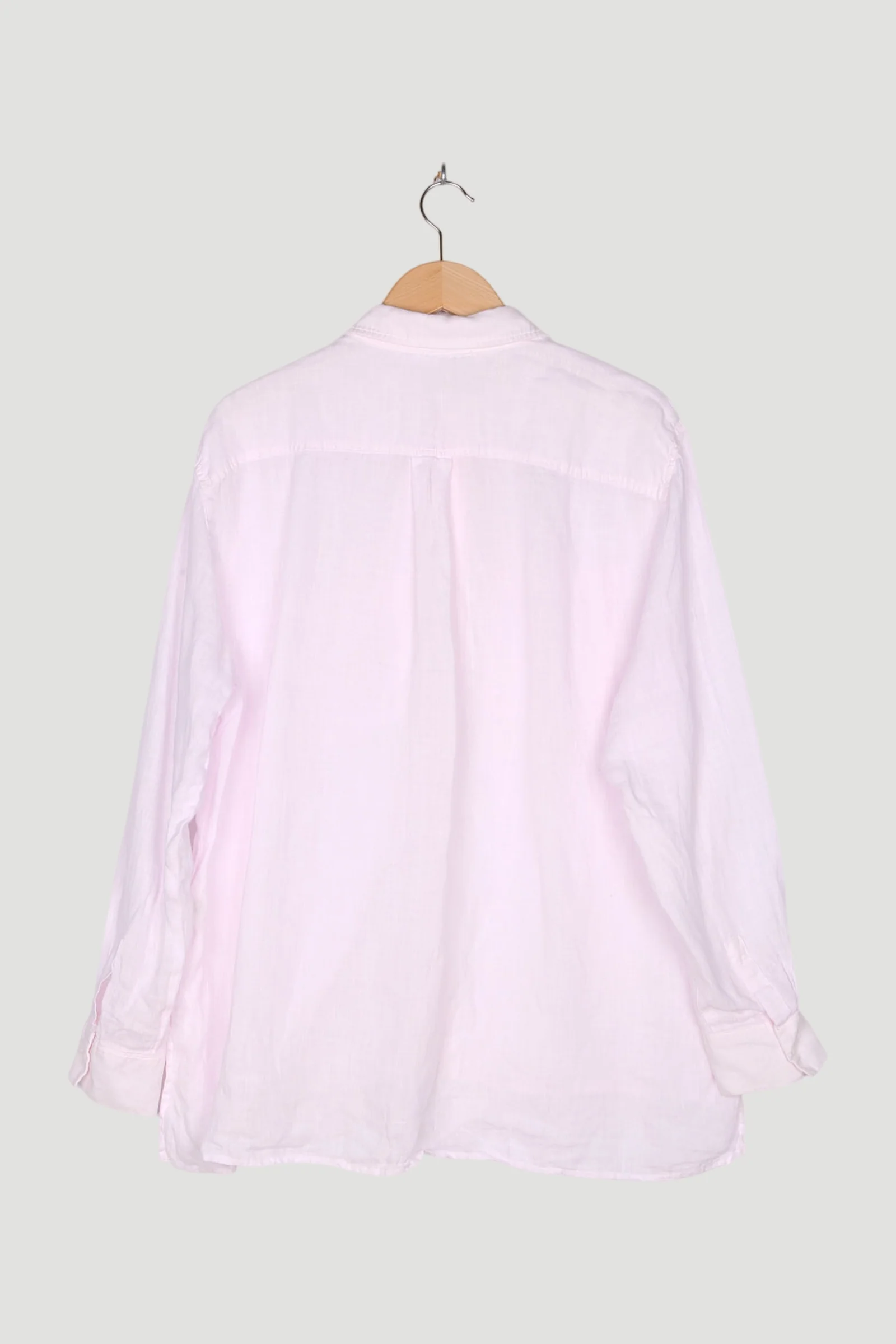 Secondhand Hemdbluse aus reinem Leinen - Image 2