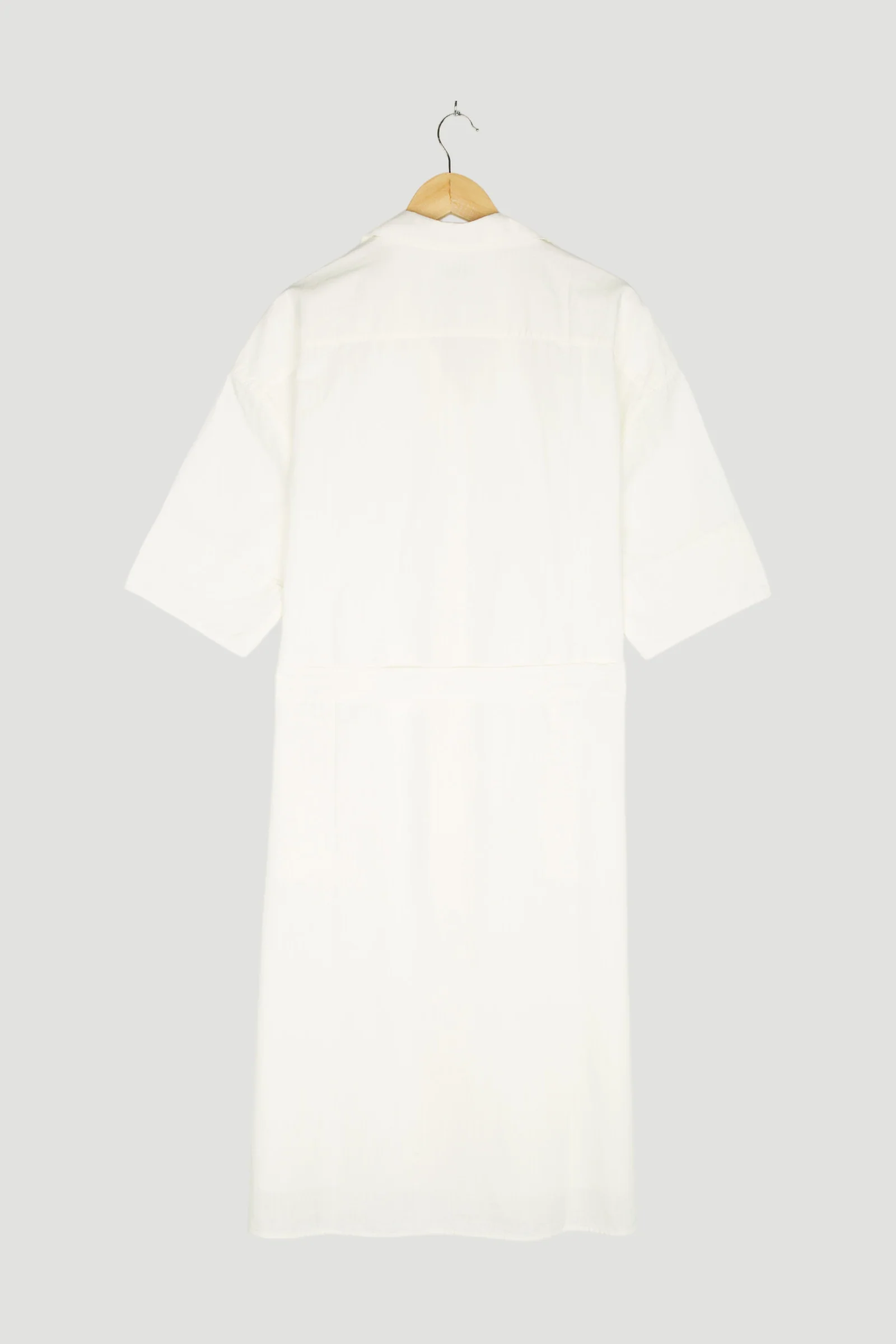 Secondhand Hemdblusen-Kleid aus Bio-Baumwolle mit Leinen - Image 2