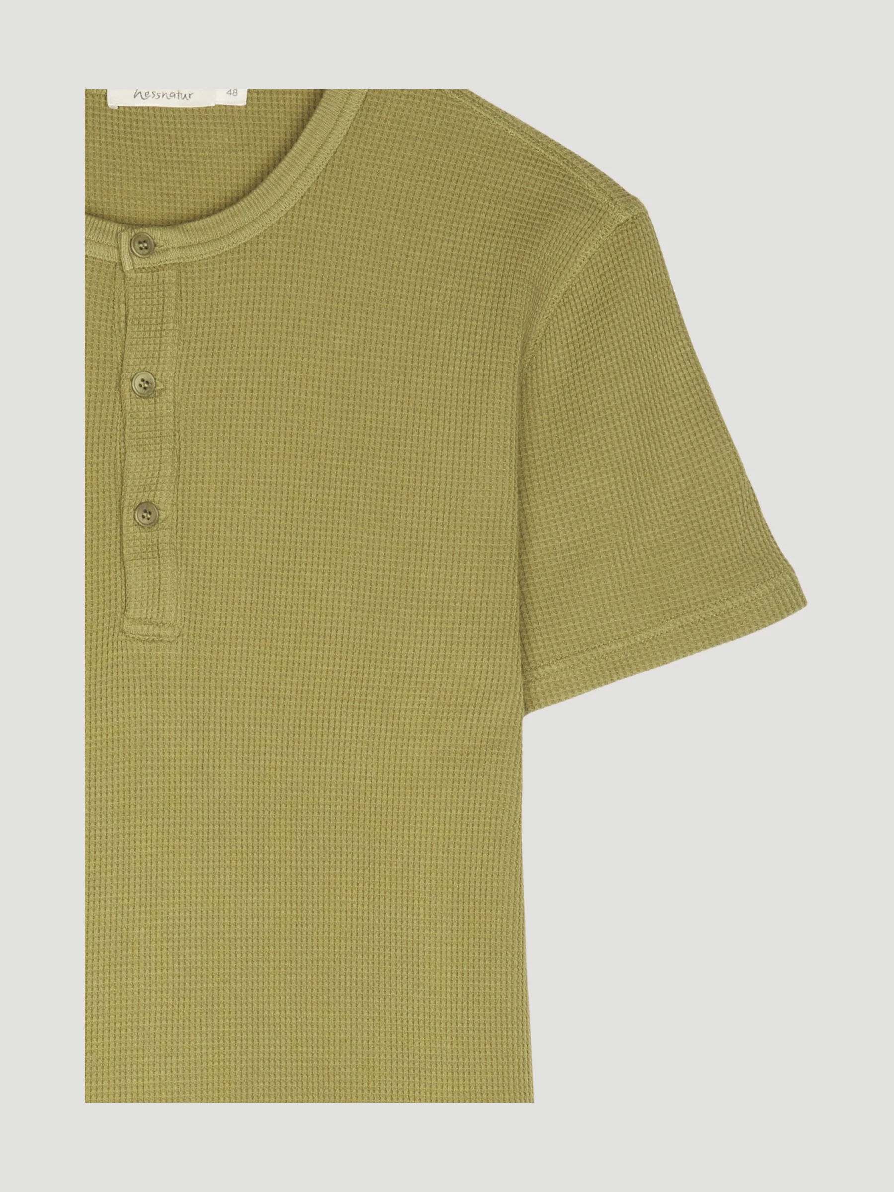 Secondhand Henley-Shirt aus reiner Bio-Baumwolle - Image 3