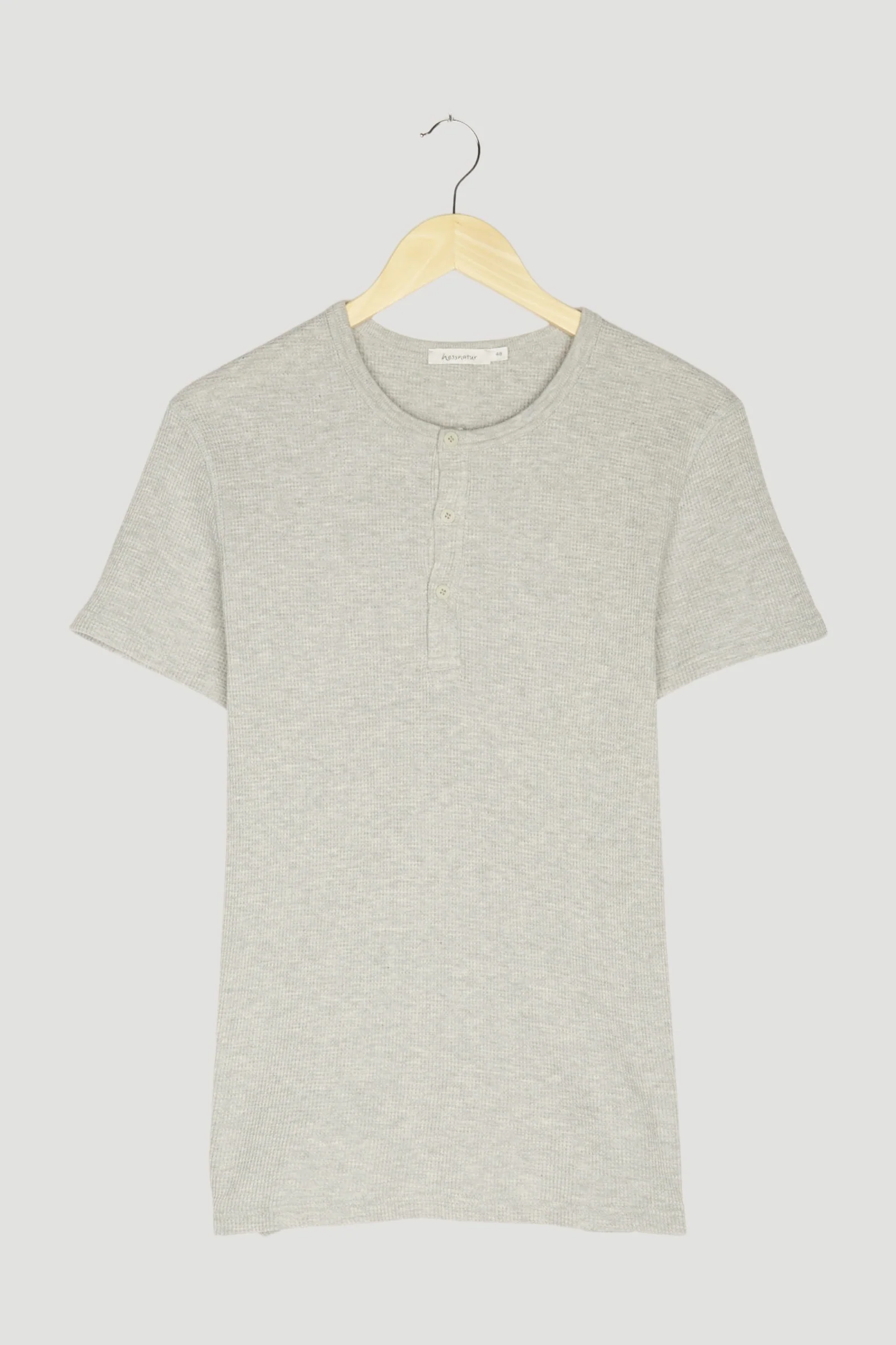 Secondhand Henley-Shirt aus reiner Bio-Baumwolle - Image 4