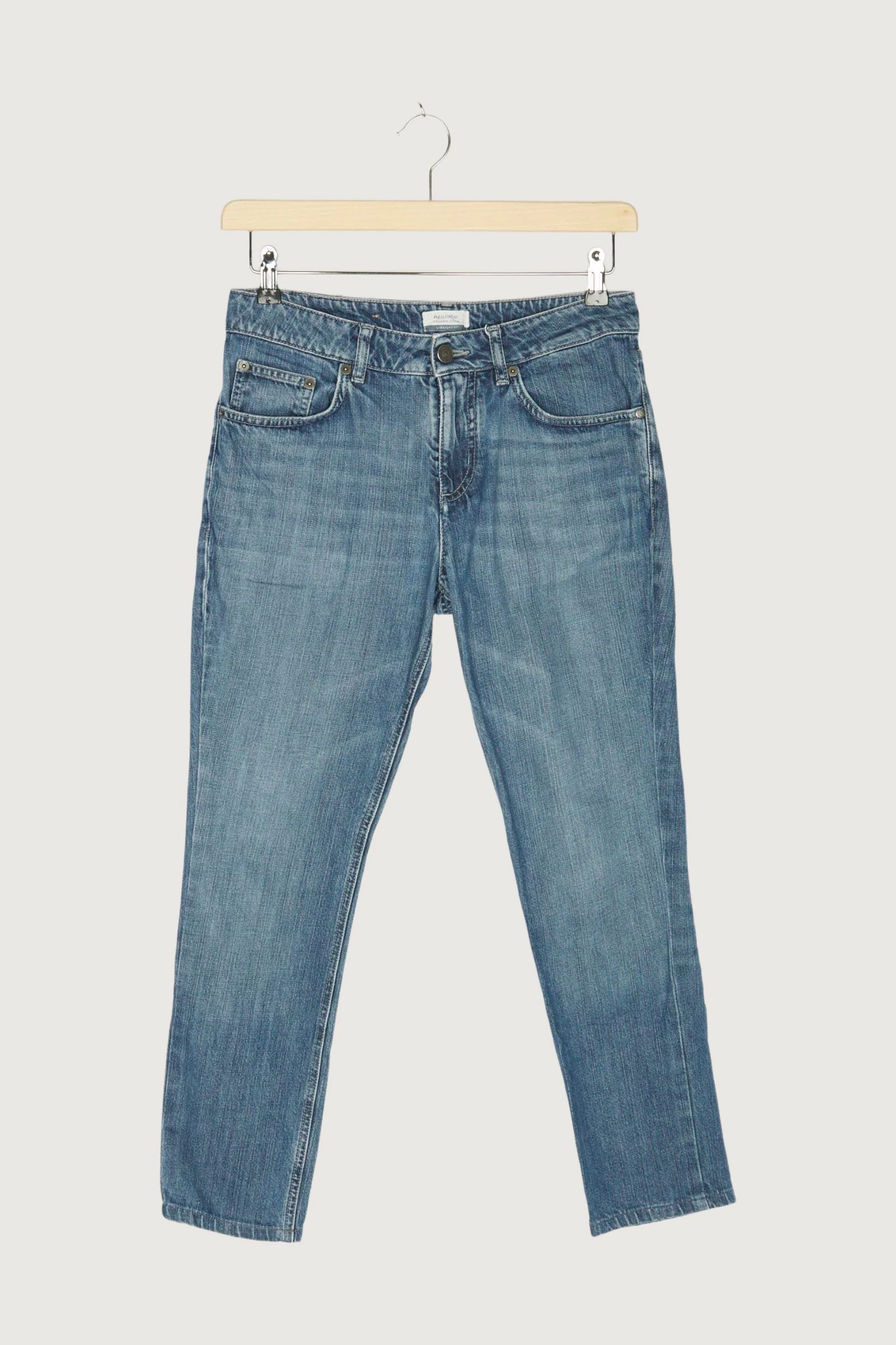 Secondhand Herren Jeans Straight Fit aus reinem Bio-Denim