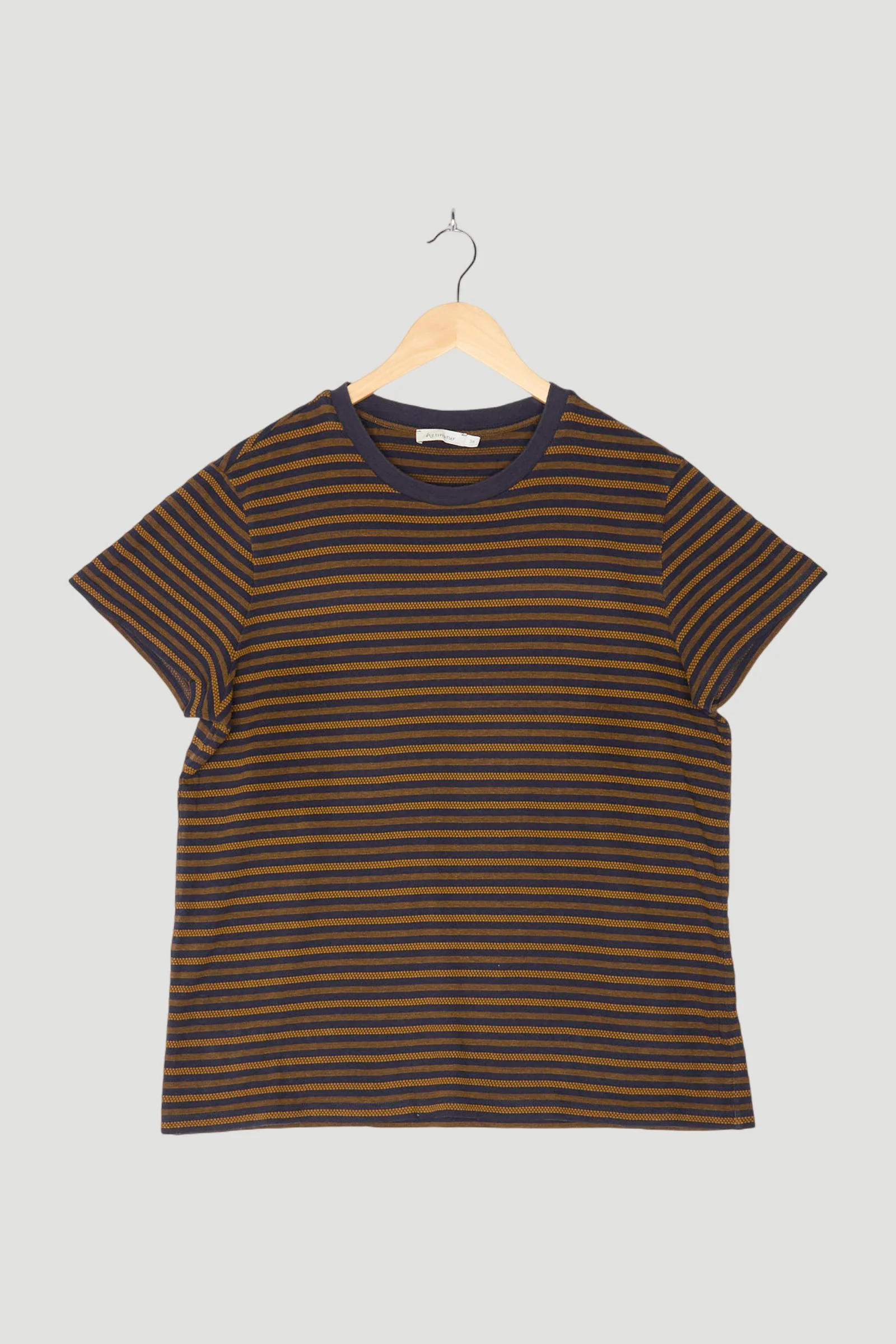 Secondhand Herren Streifen-Shirt aus reiner Bio-Baumwolle