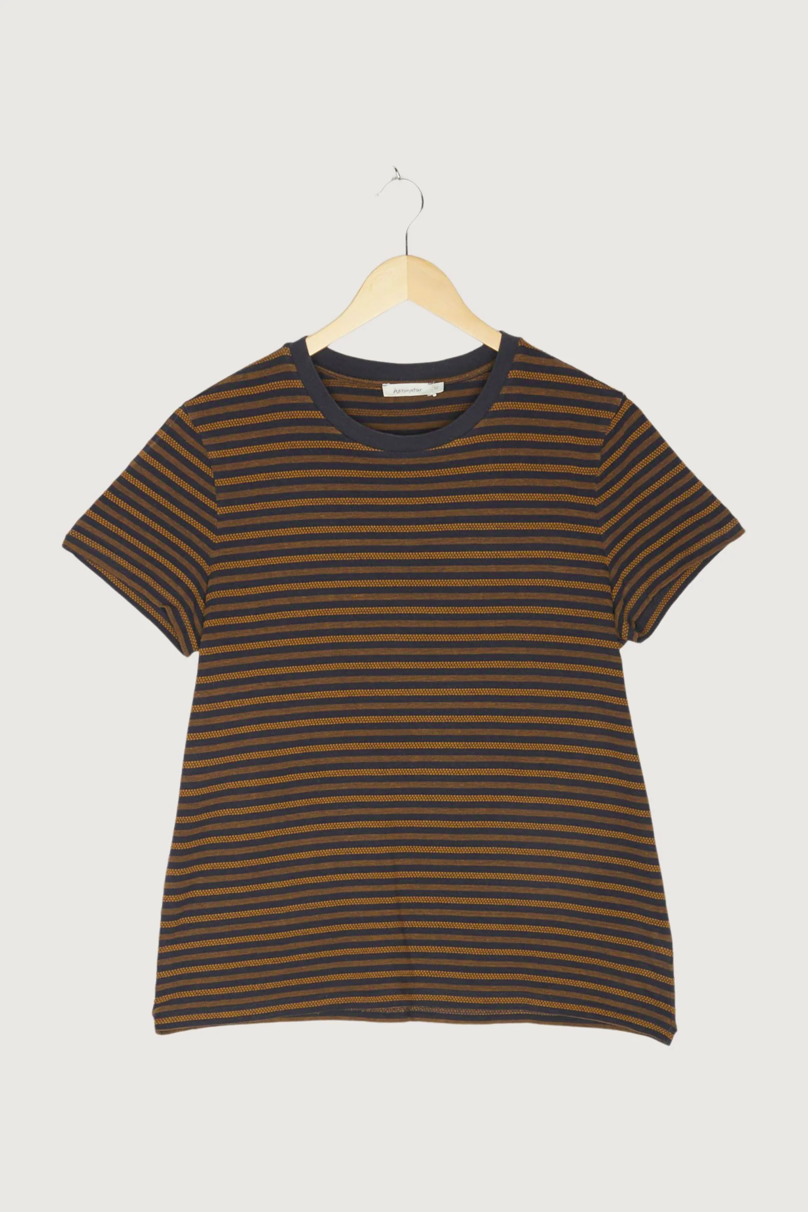 Secondhand Herren Streifen-Shirt aus reiner Bio-Baumwolle - Image 4
