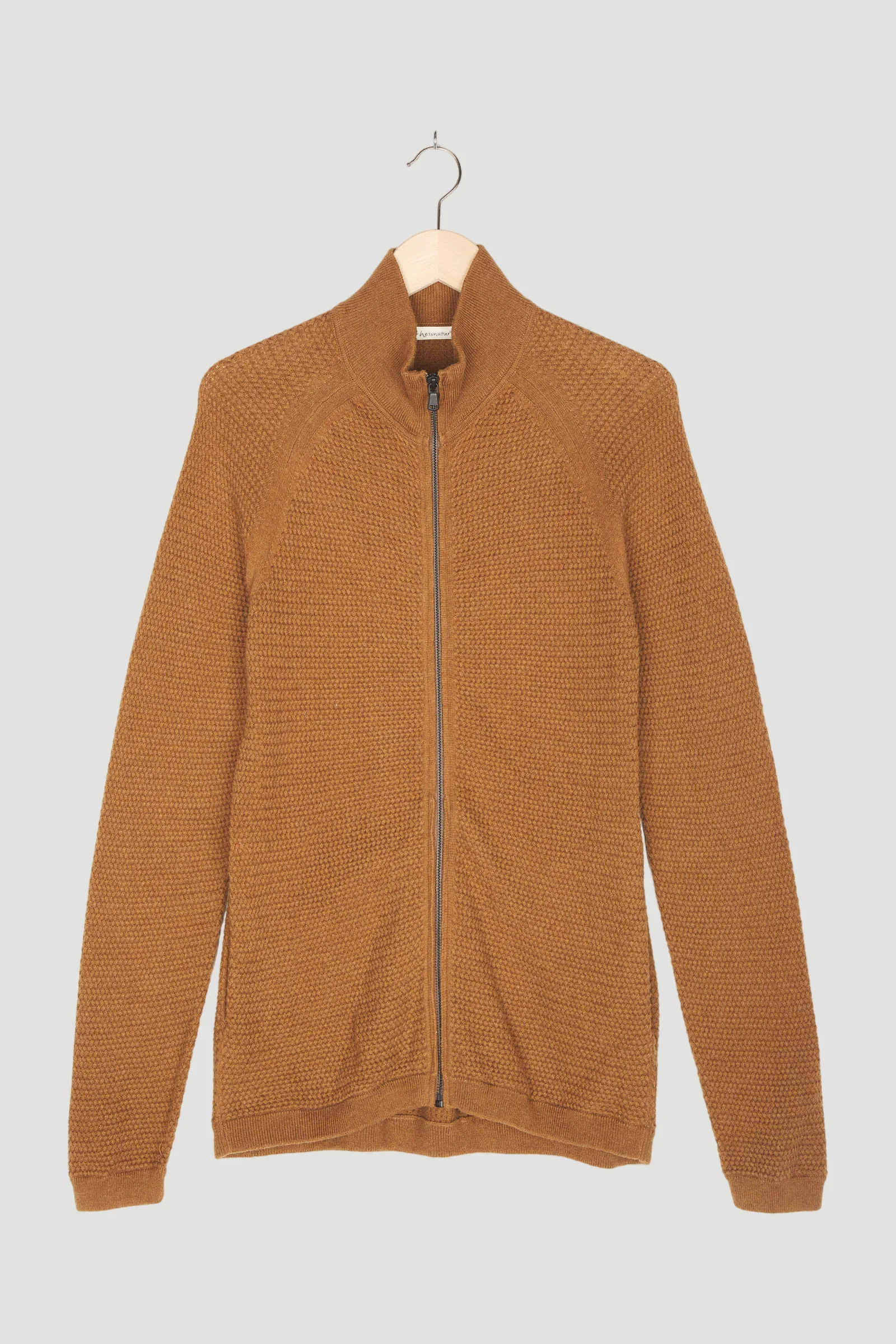 Secondhand Herren Strickjacke aus Bio-Baumwolle mit Yak