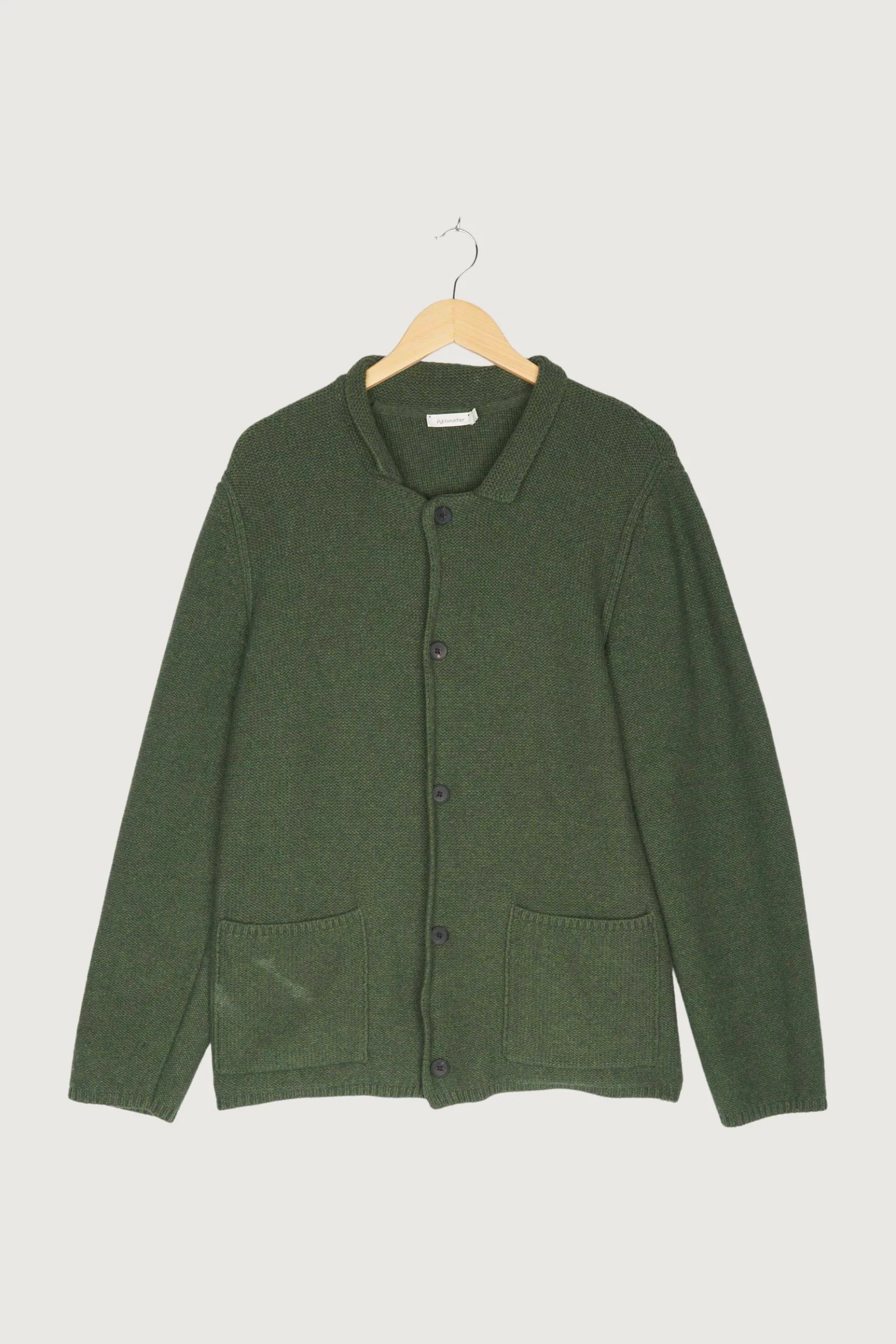 Secondhand Herren Strickjacke aus reiner Schurwolle
