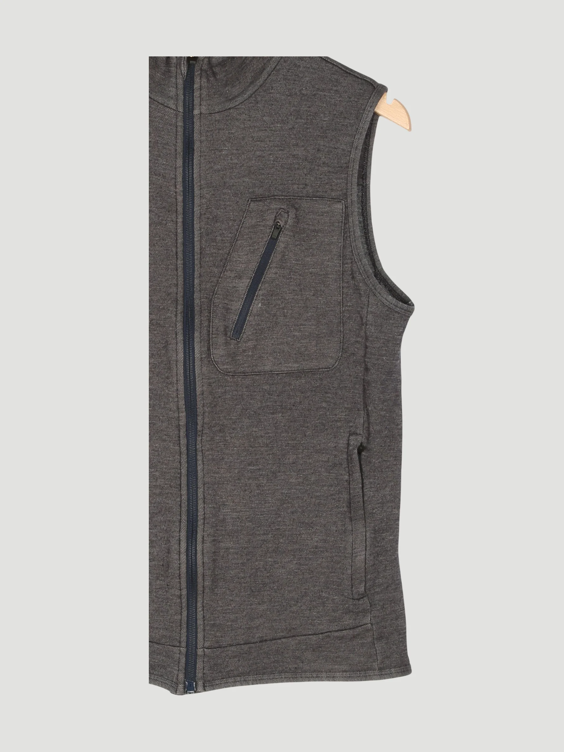 Secondhand Herren Weste aus Bio-Merinowolle mit Bio-Baumwolle - Image 3