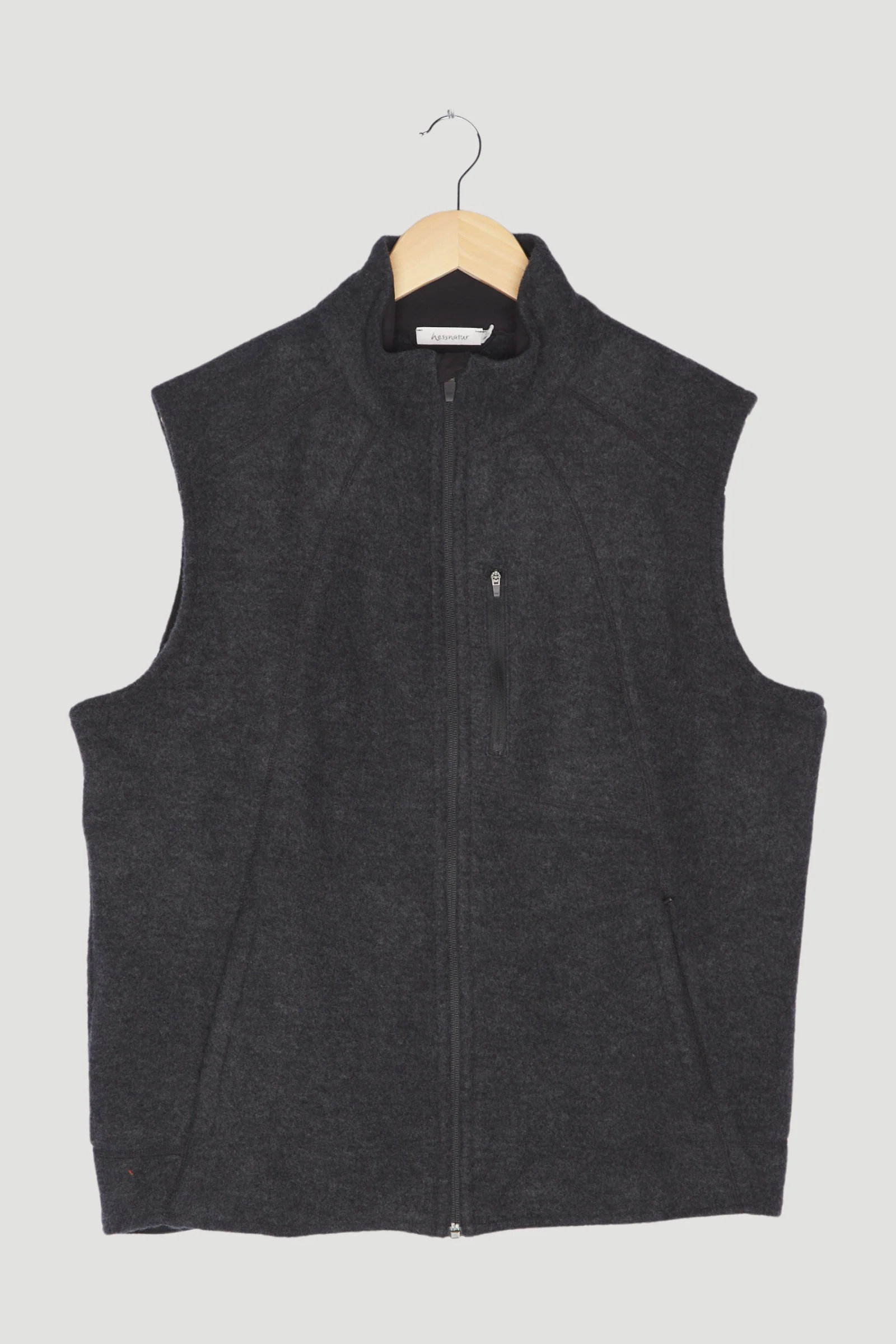 Secondhand Herren Wollfleece-Weste aus reiner Bio-Merinowolle - Image 4