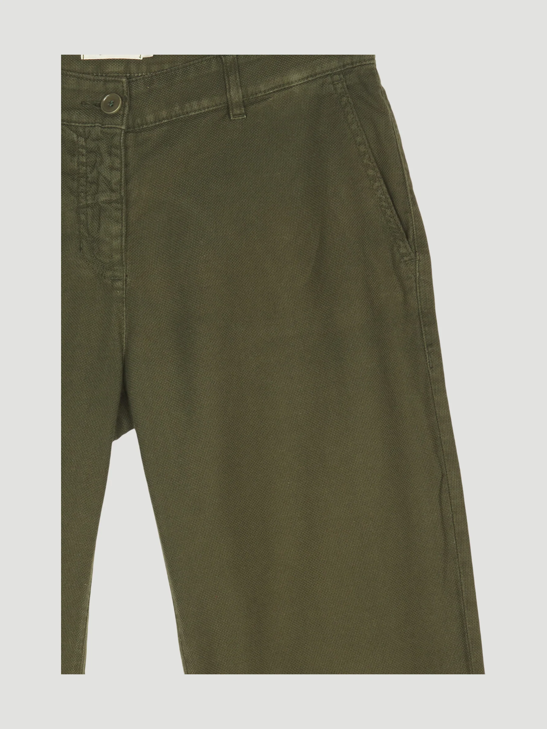 Secondhand Hose aus Baumwolle mit Leinen - Image 3