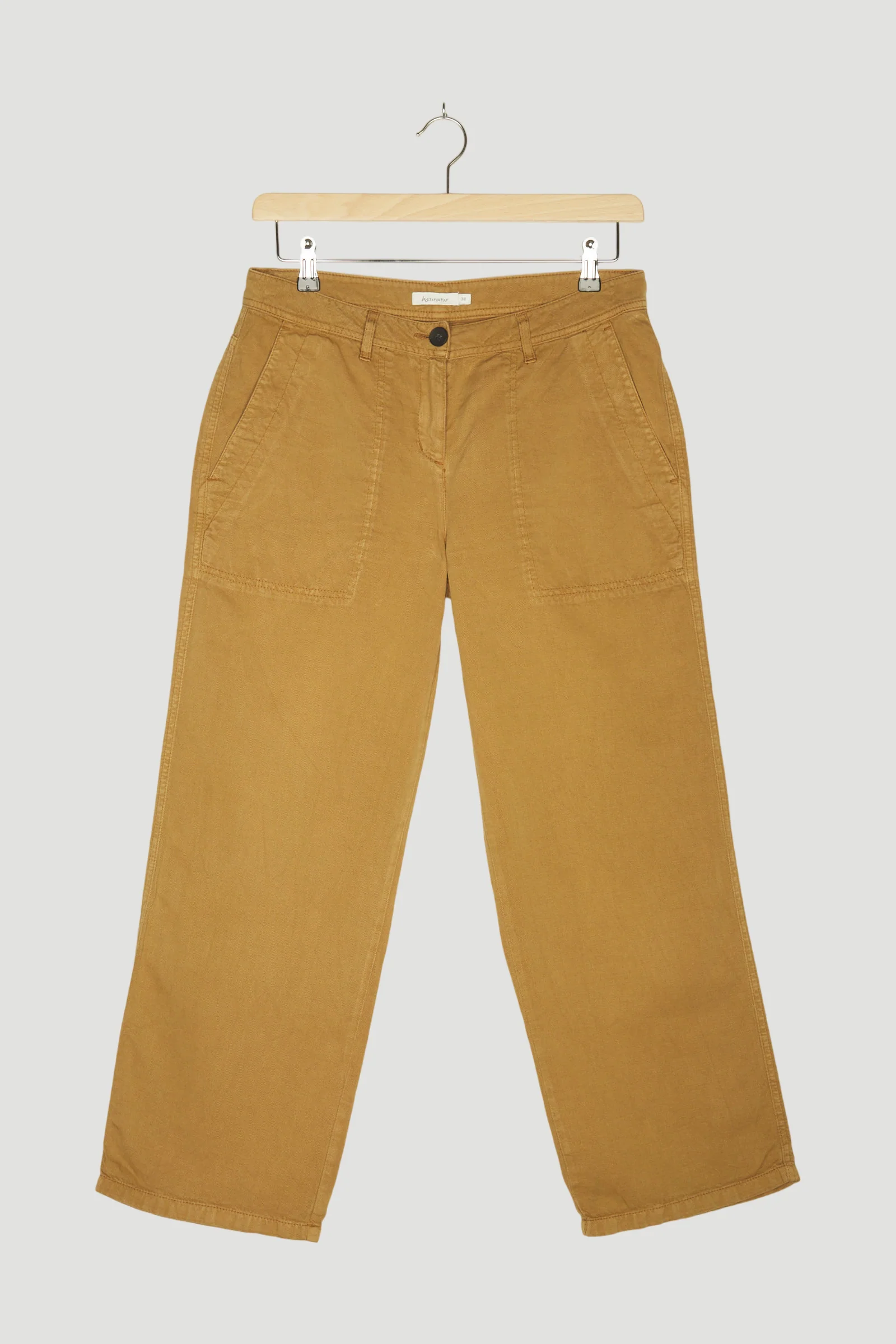 Secondhand Hose aus Bio-Baumwolle mit Leinen - Image 4
