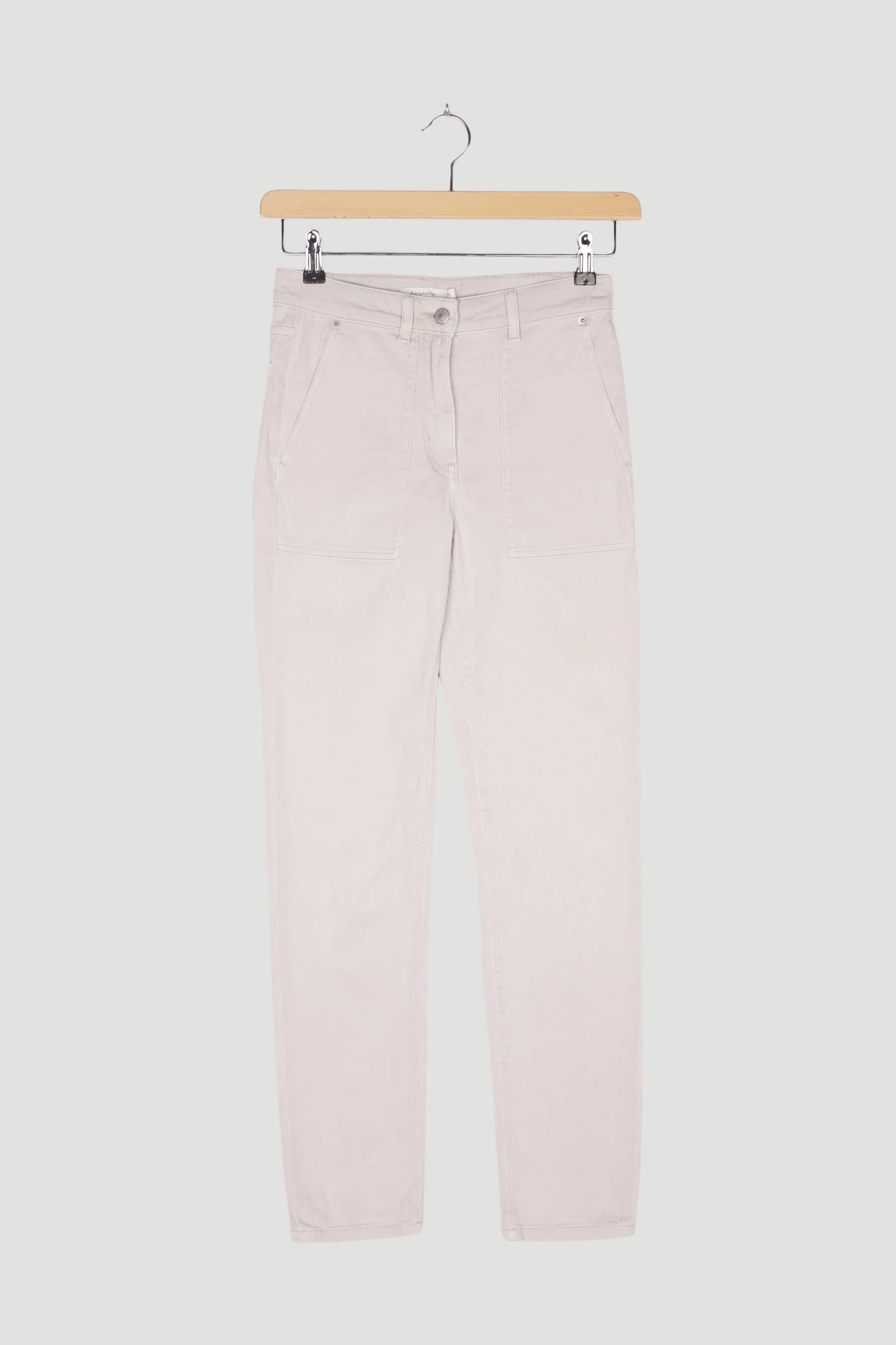 Secondhand Hose High Rise Slim aus Bio-Baumwolle