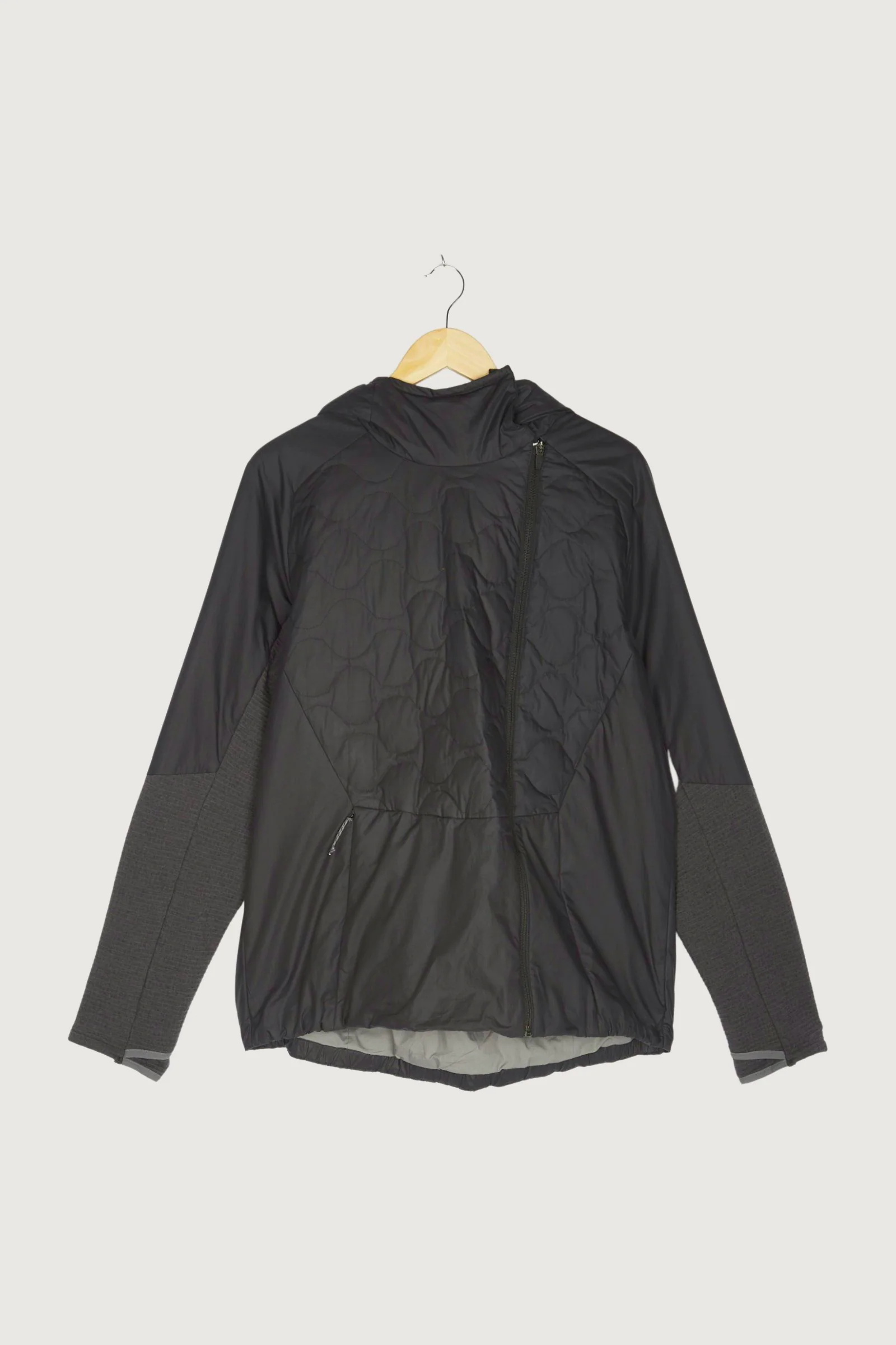 Secondhand Jacke Nature Shell mit Daunen und Schurwollwattierung