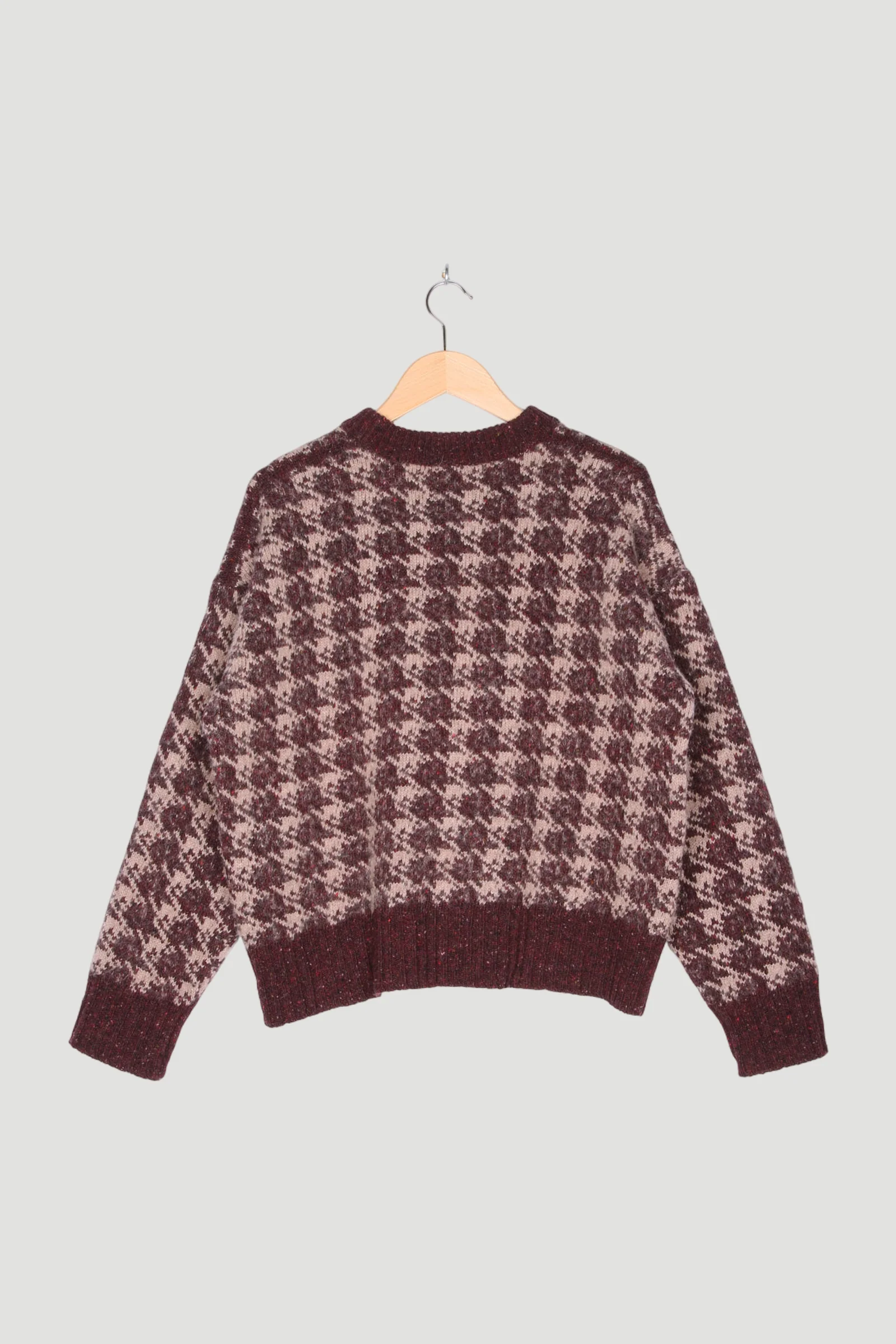 Secondhand Jacquard-Pullover aus Schurwolle mit Alpaka - Image 2