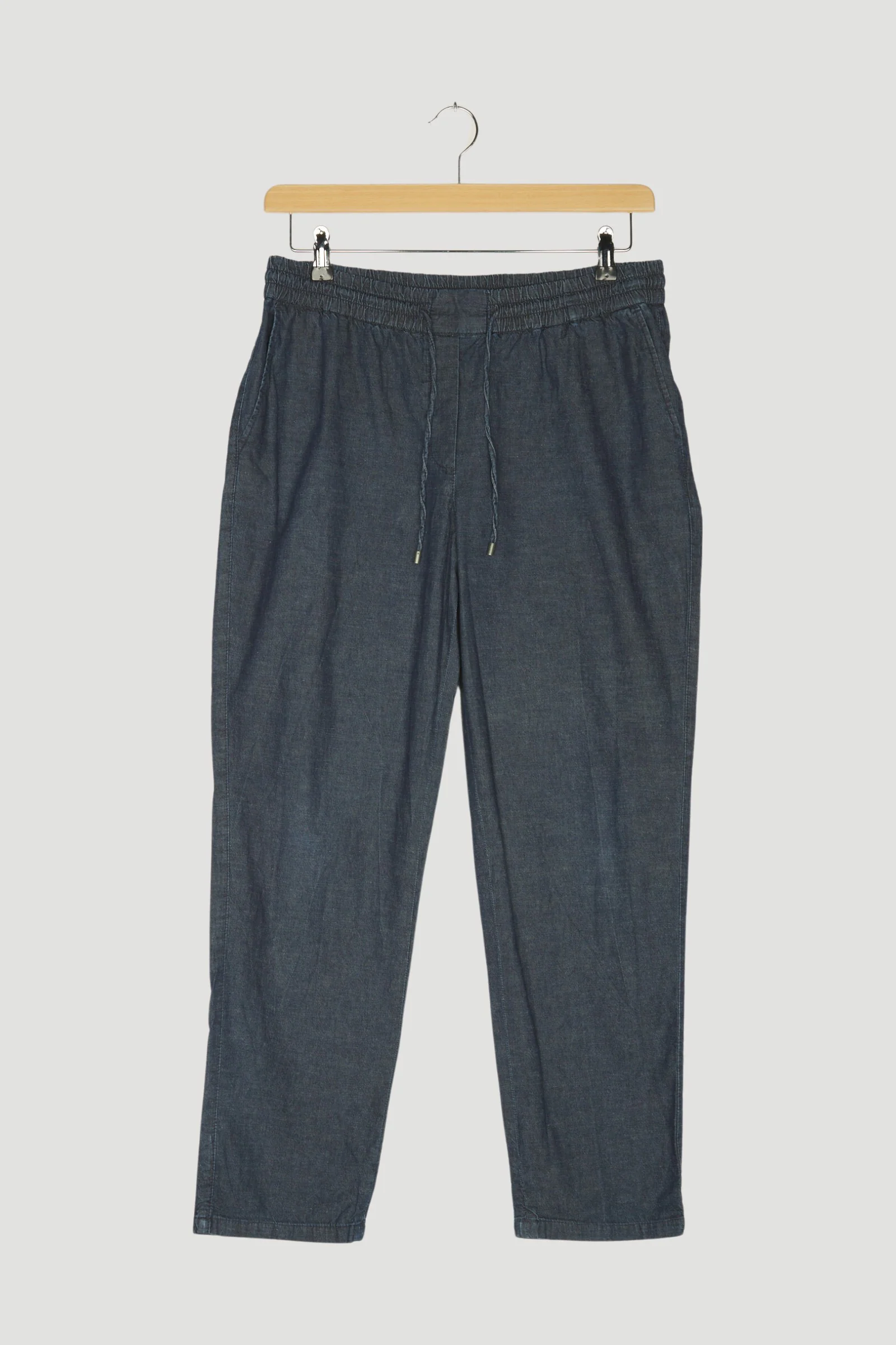 Secondhand Jeans aus Bio-Baumwolle mit Leinen