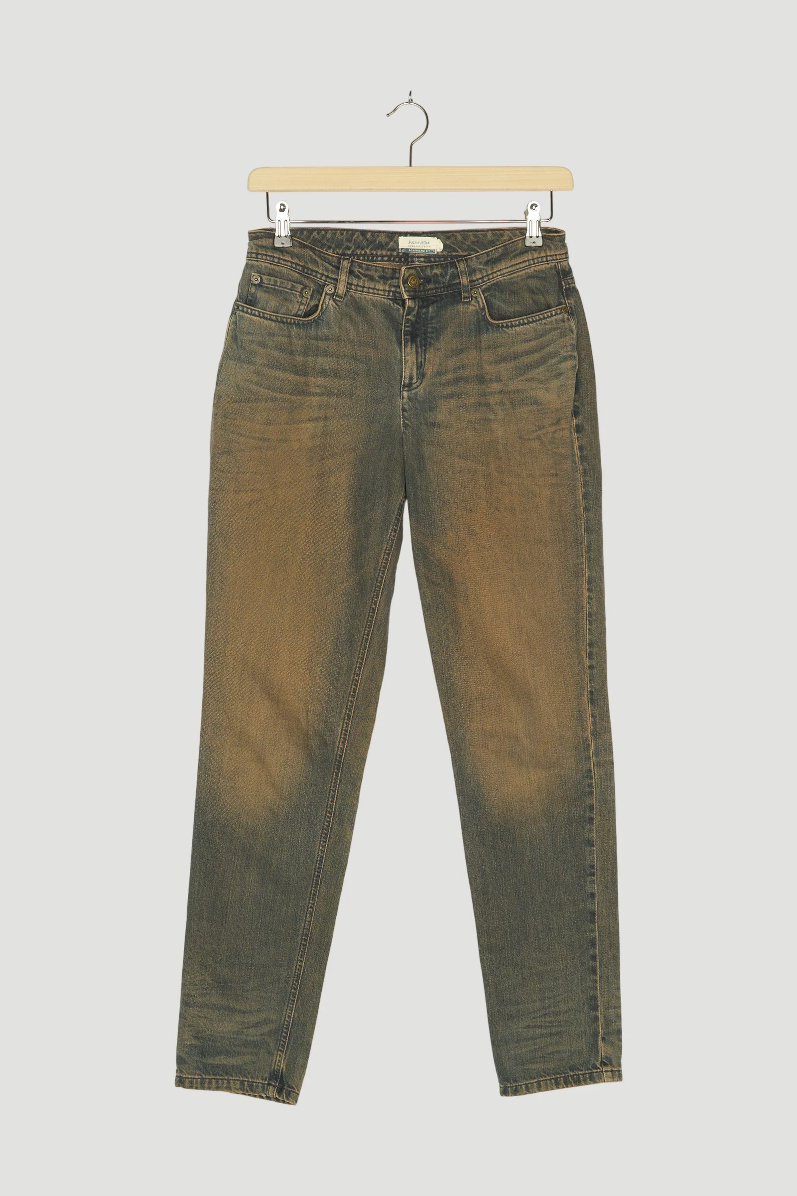 Secondhand Jeans Boyfriend Fit aus reinem Bio-Denim