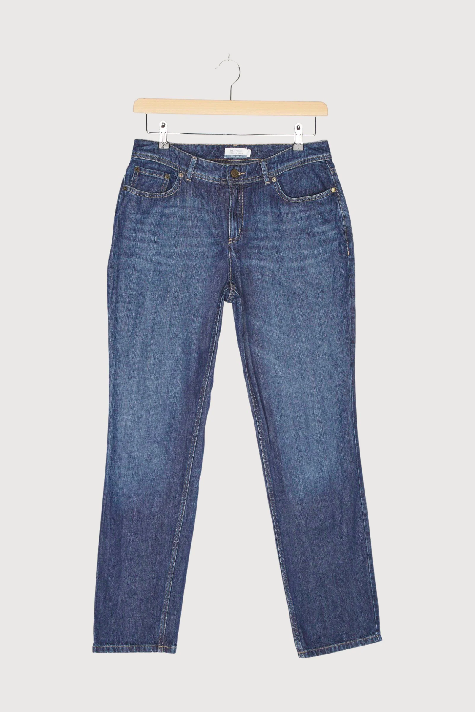 Secondhand Jeans Comfort Fit aus reinem Bio-Denim