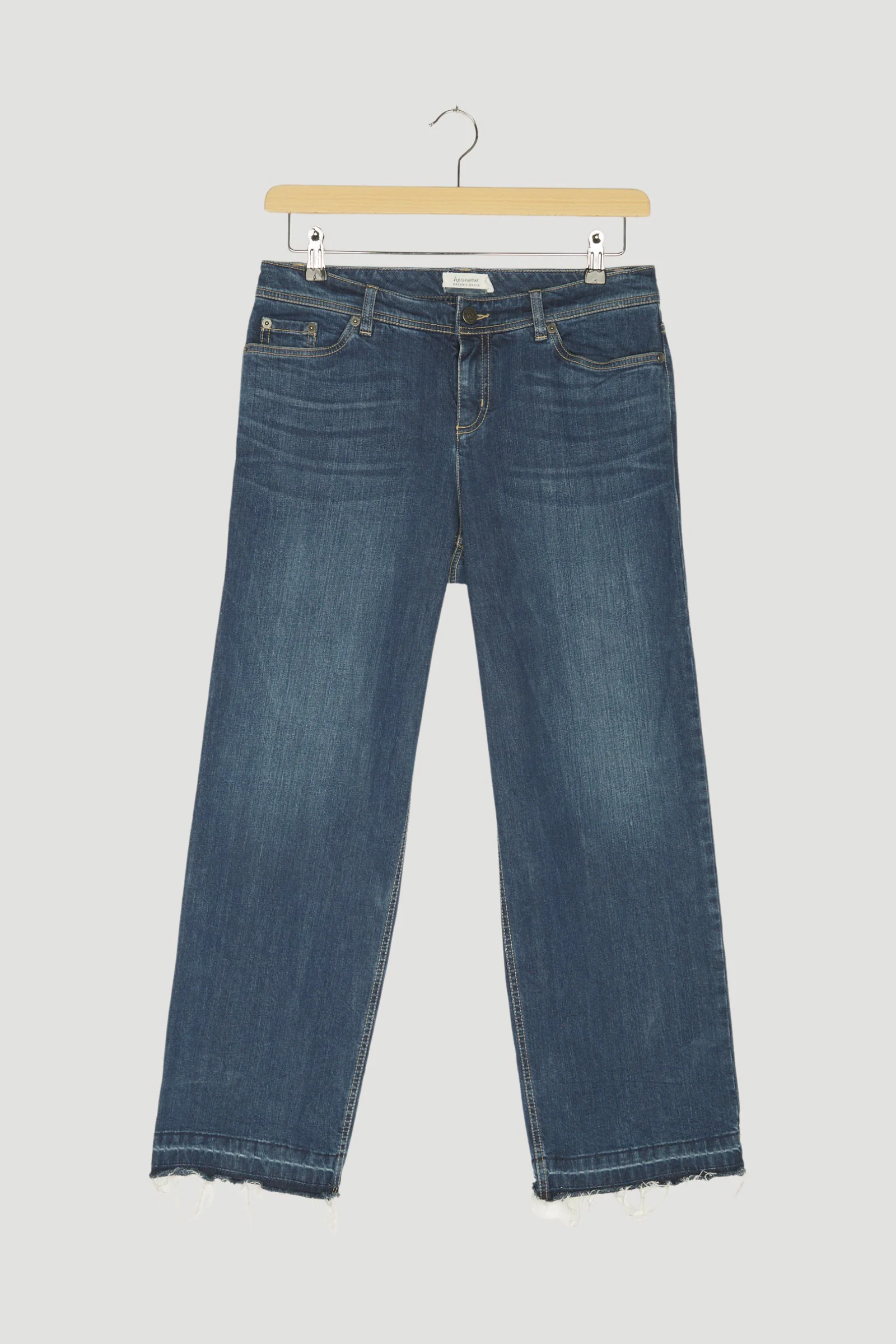 Secondhand Jeans Culotte aus Bio-Baumwolle