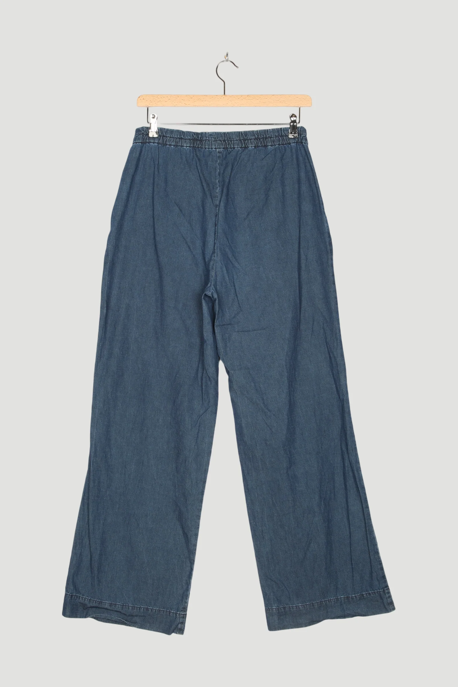 Secondhand Jeans Flared aus Bio-Baumwolle mit Leinen - Image 2