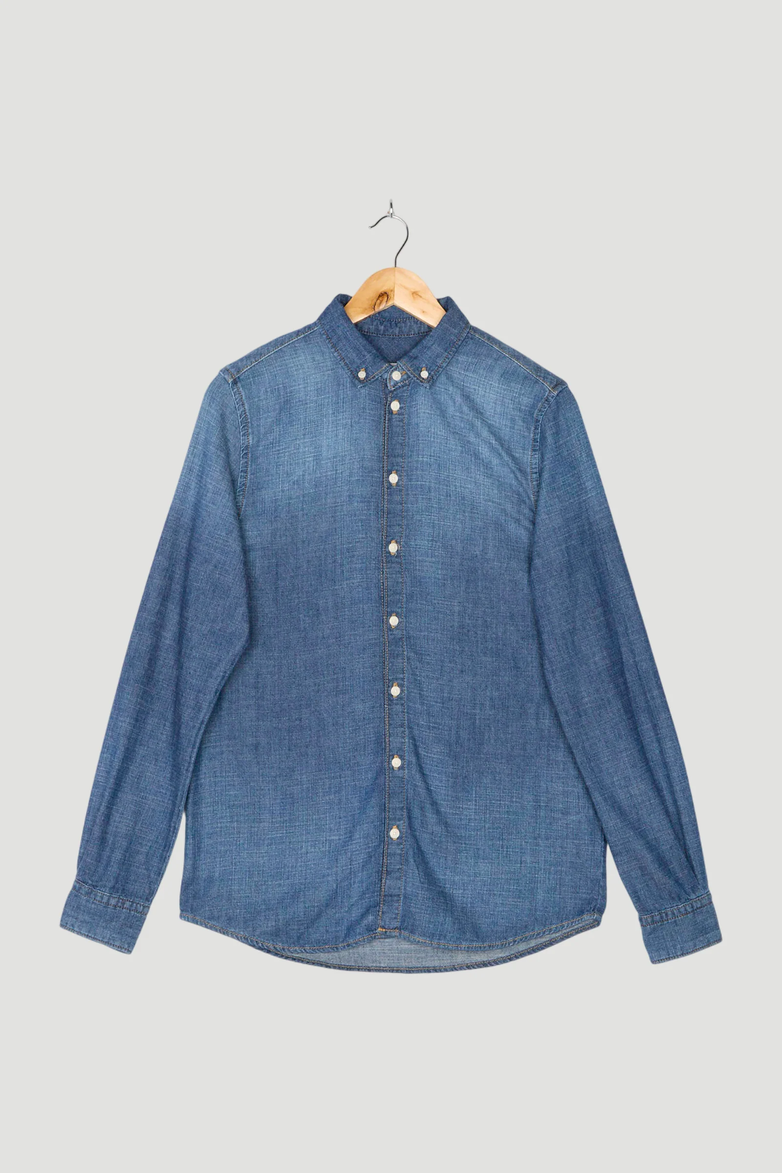 Secondhand Jeans Hemd Regular aus reinem Bio-Denim