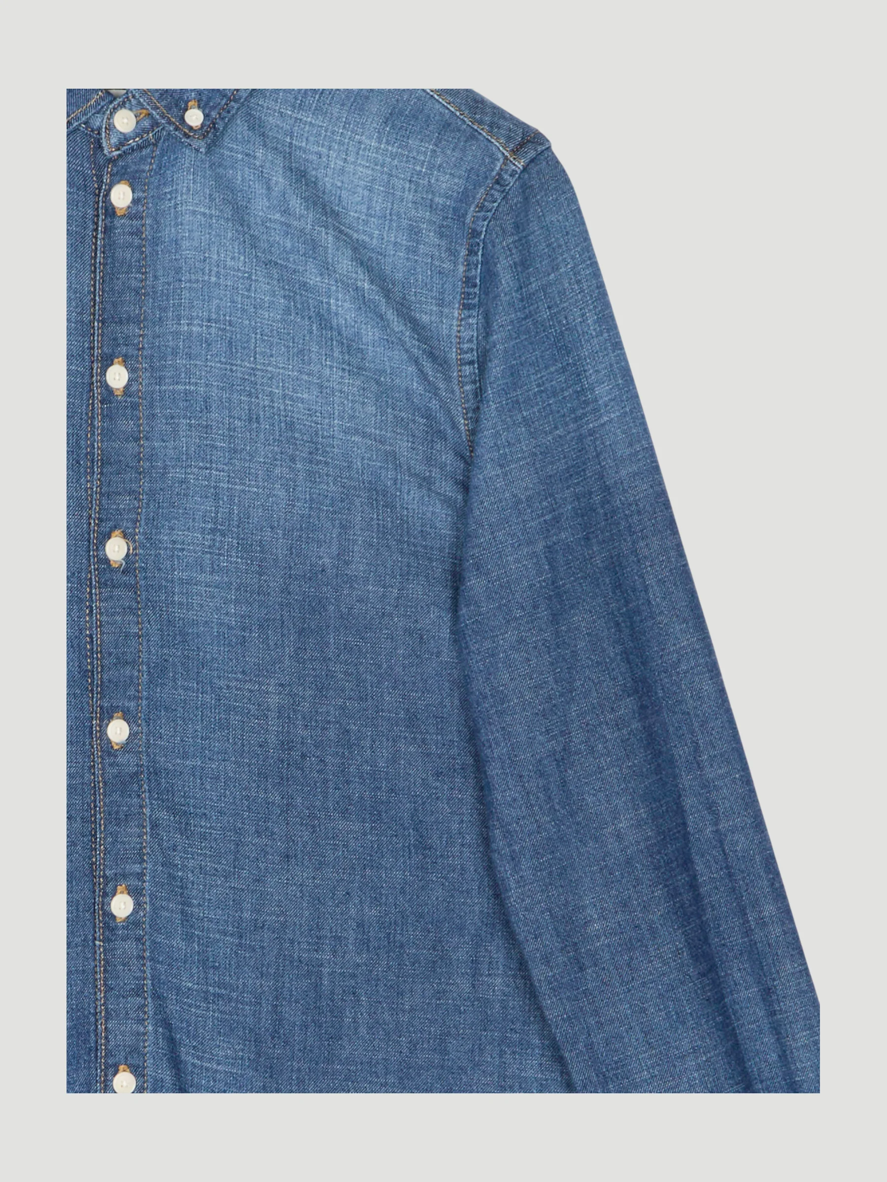 Secondhand Jeans Hemd Regular aus reinem Bio-Denim - Image 3