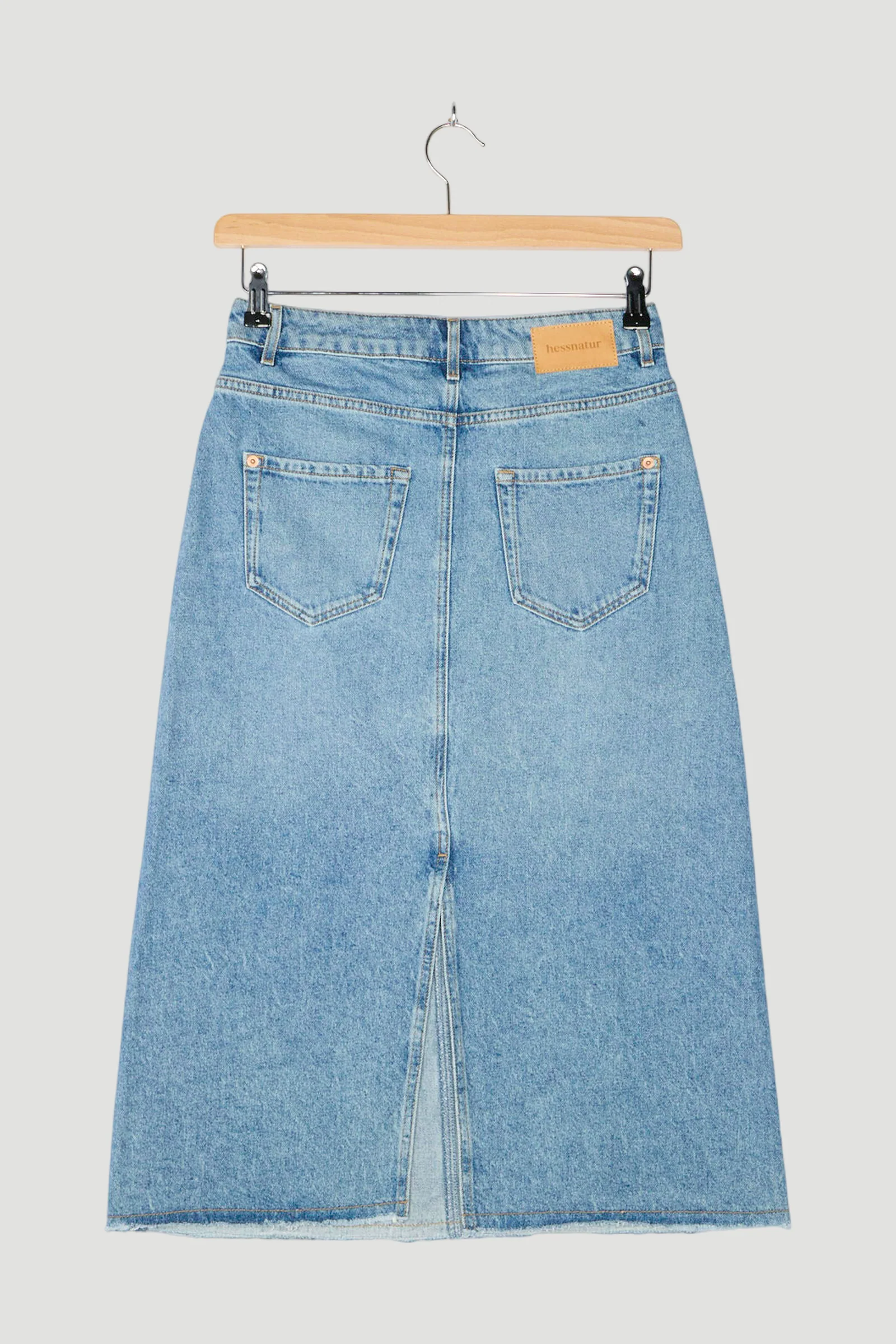 Secondhand Jeans Rock Midi Regular aus reinem Bio-Denim - Image 2