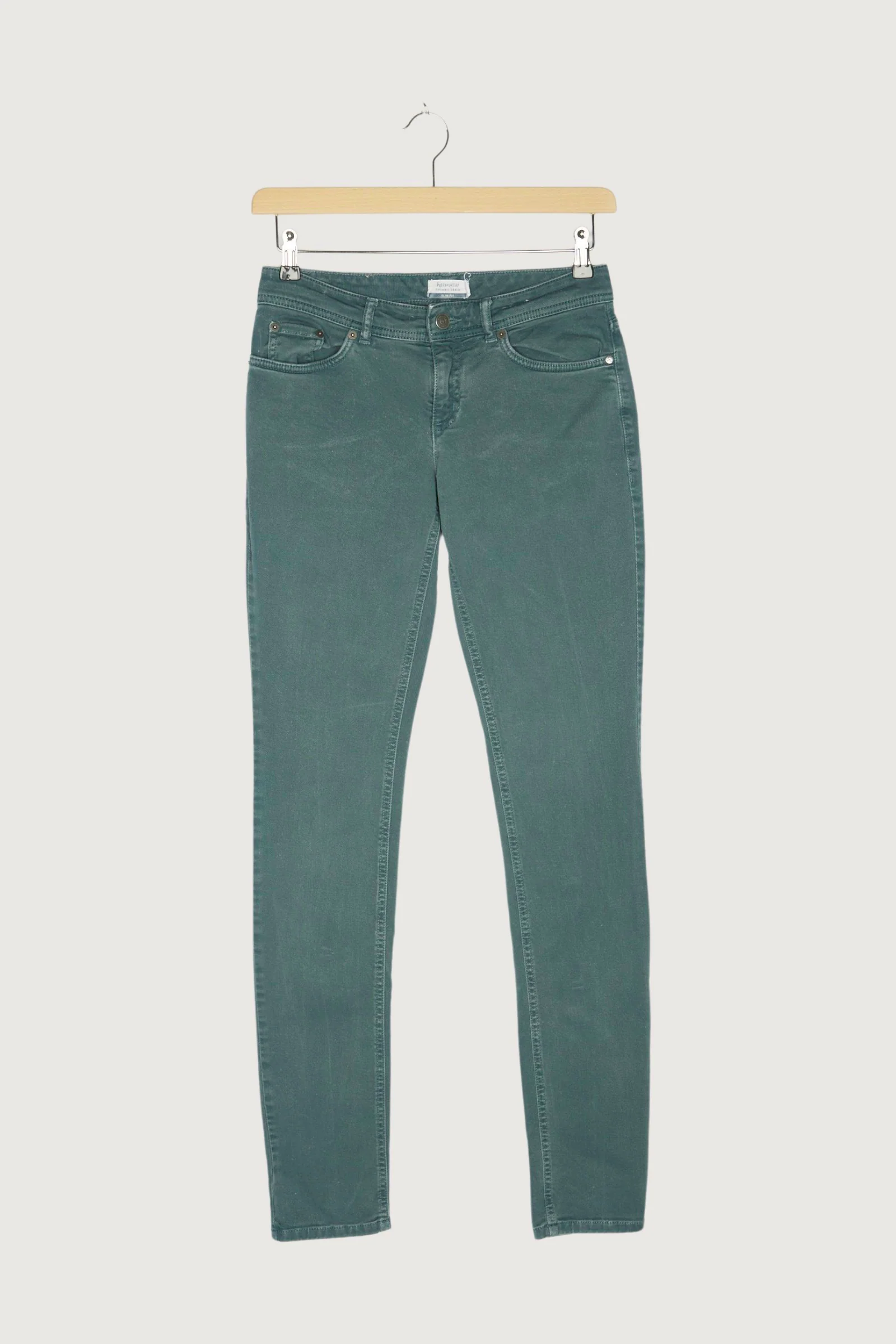 Secondhand Jeans Slim Fit Coloured Denim aus Bio-Baumwolle