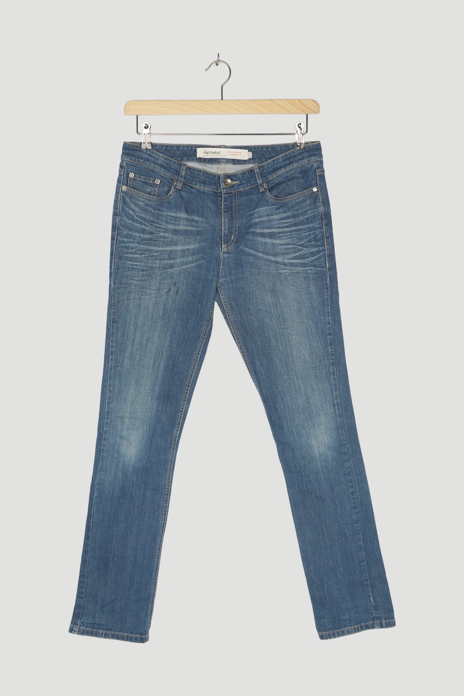 Secondhand Jeans Straight Fit aus Bio-Denim