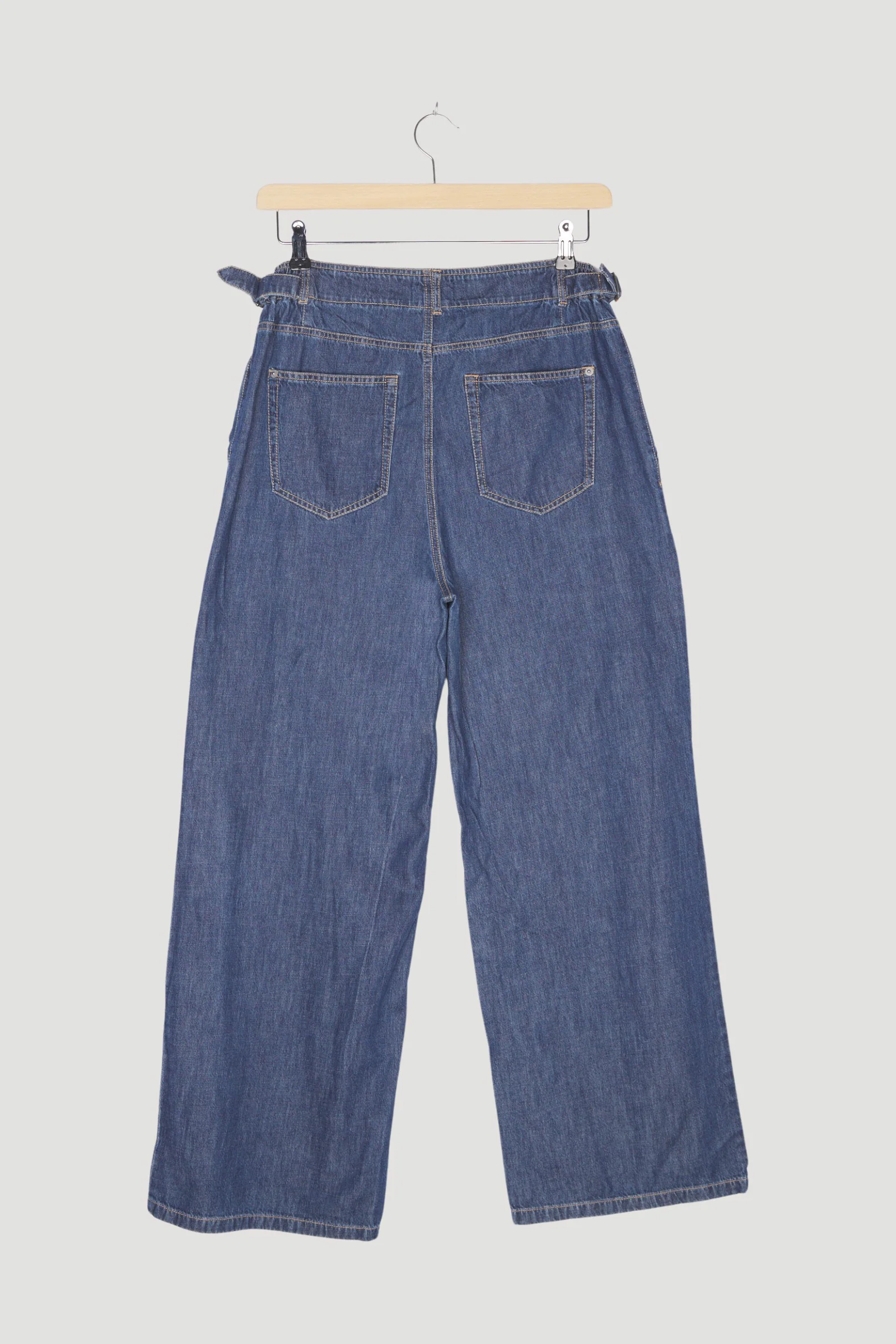 Secondhand Jeans Wide Leg aus Bio-Baumwolle mit Kapok - Image 2