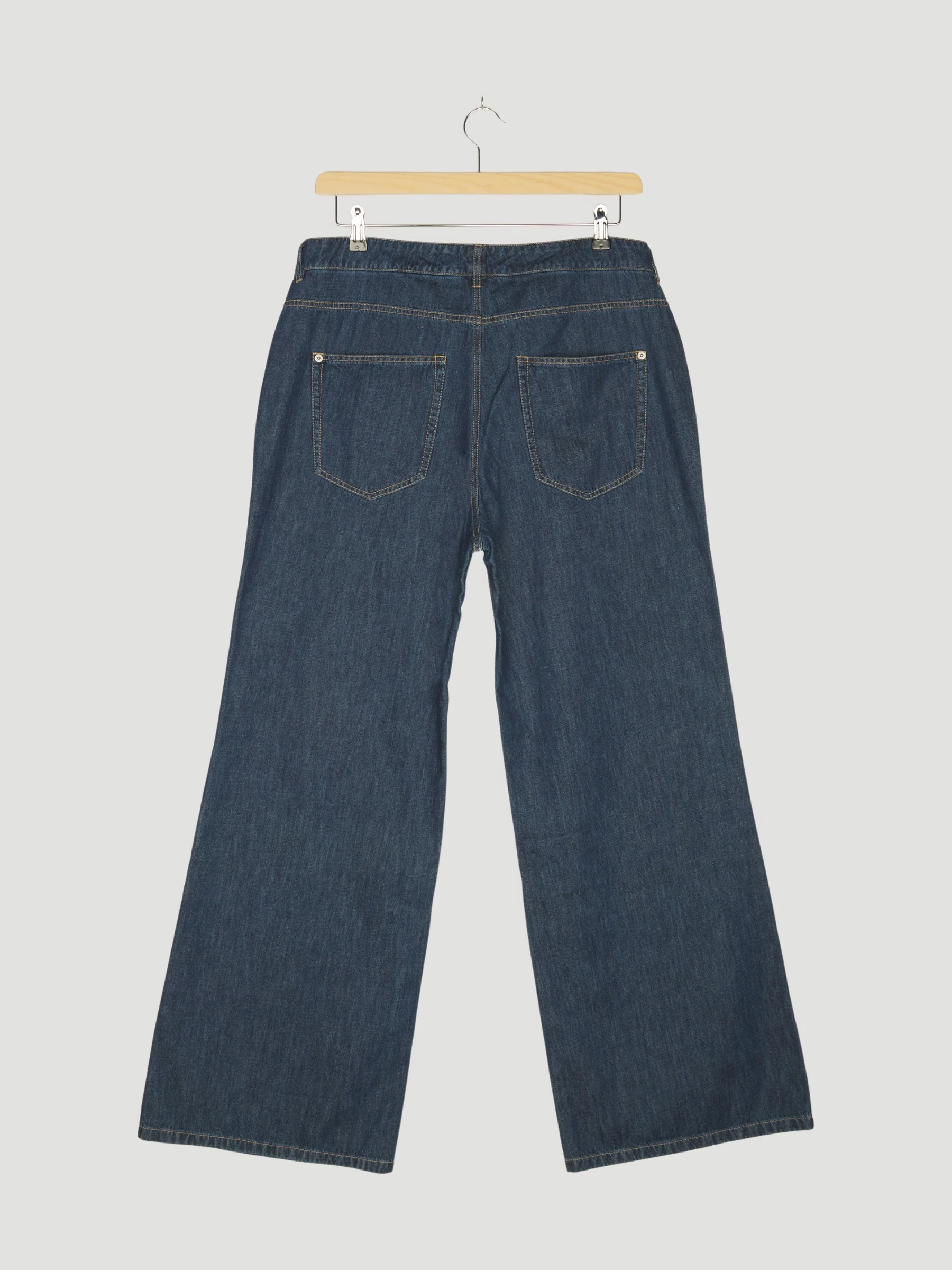 Secondhand Jeans Wide Leg aus Bio-Baumwolle mit Kapok - Image 2