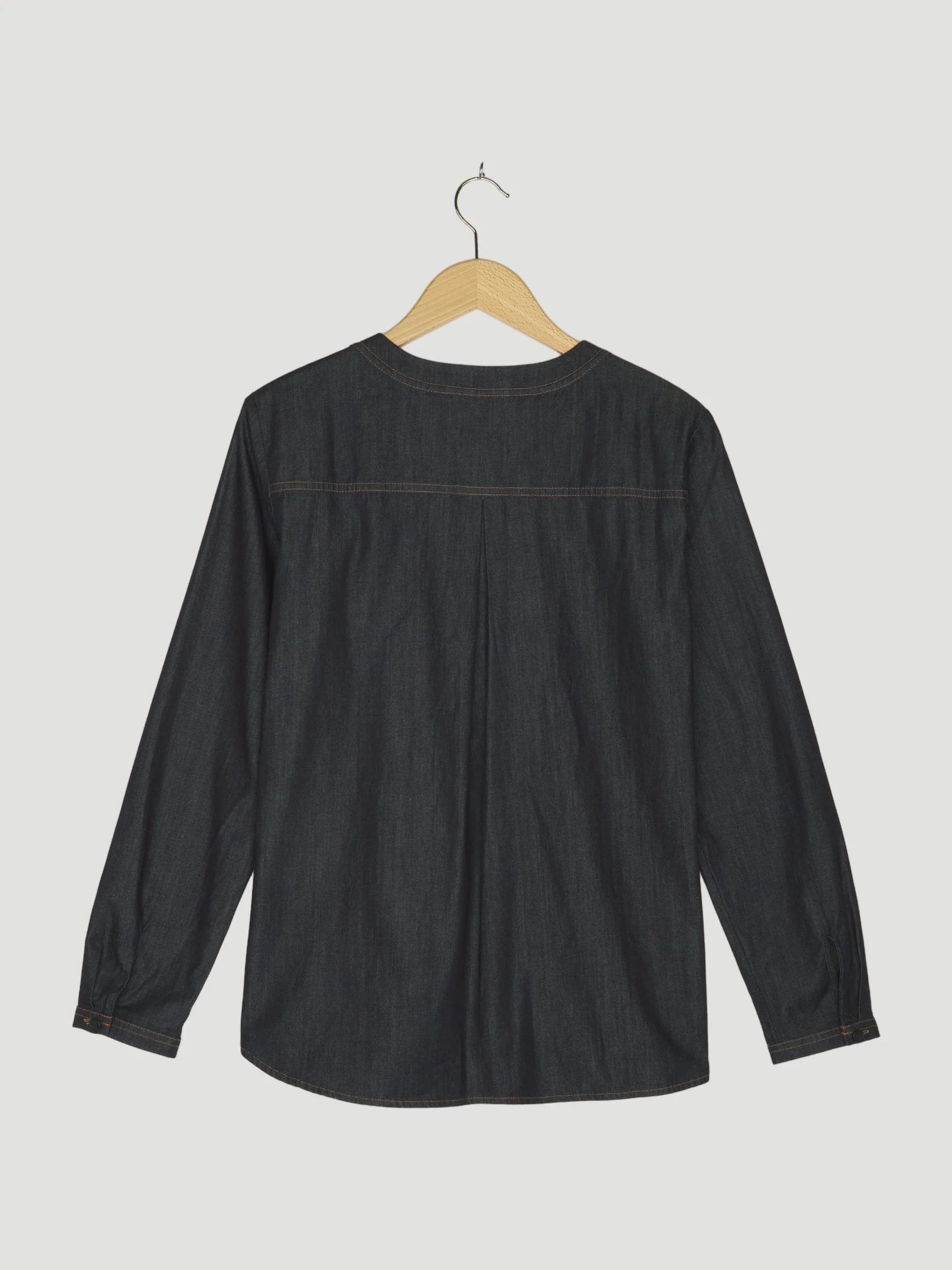 Secondhand Jeansbluse aus reinem Bio-Denim - Image 2