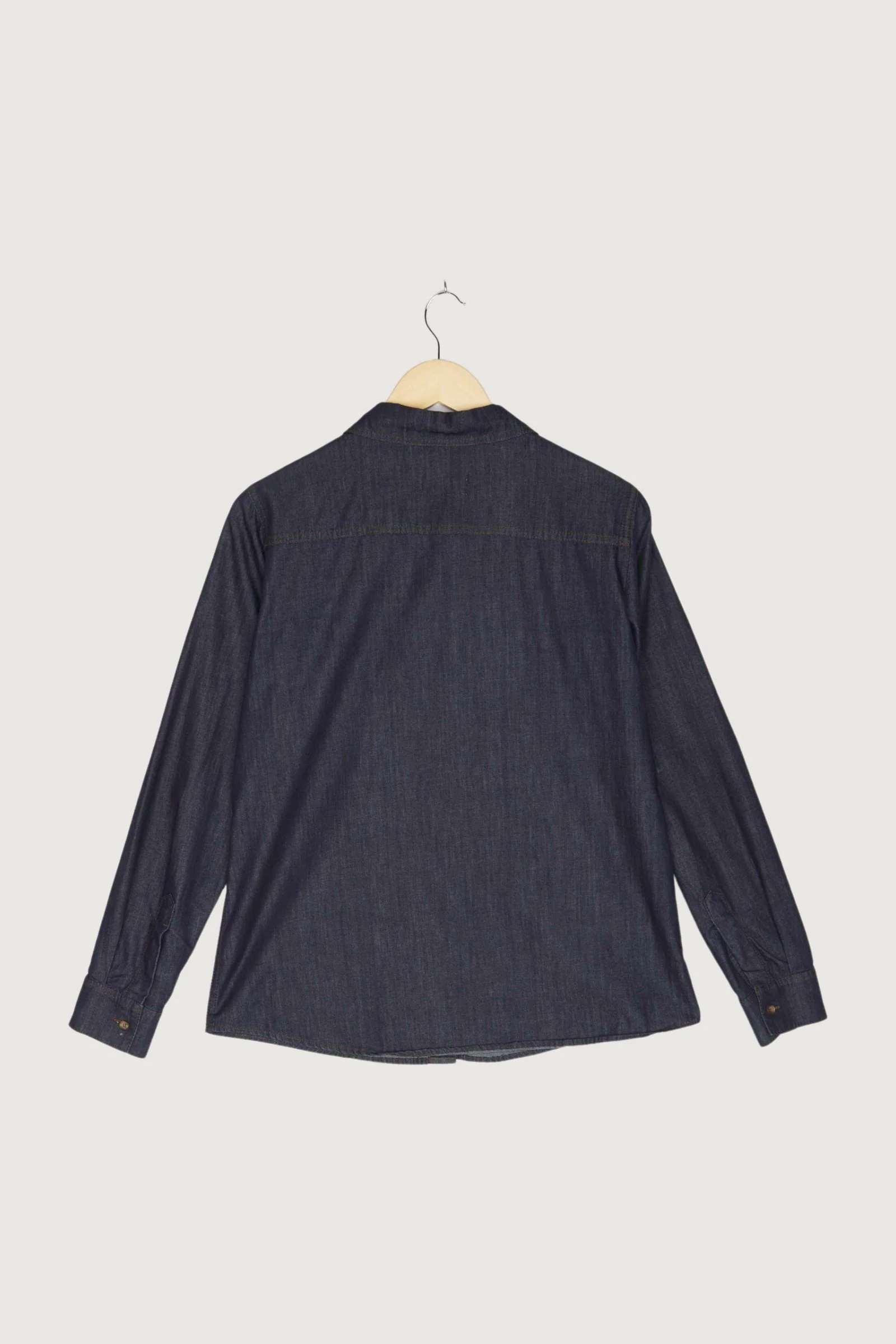 Secondhand Jeansbluse aus reiner Bio-Baumwolle - Image 2