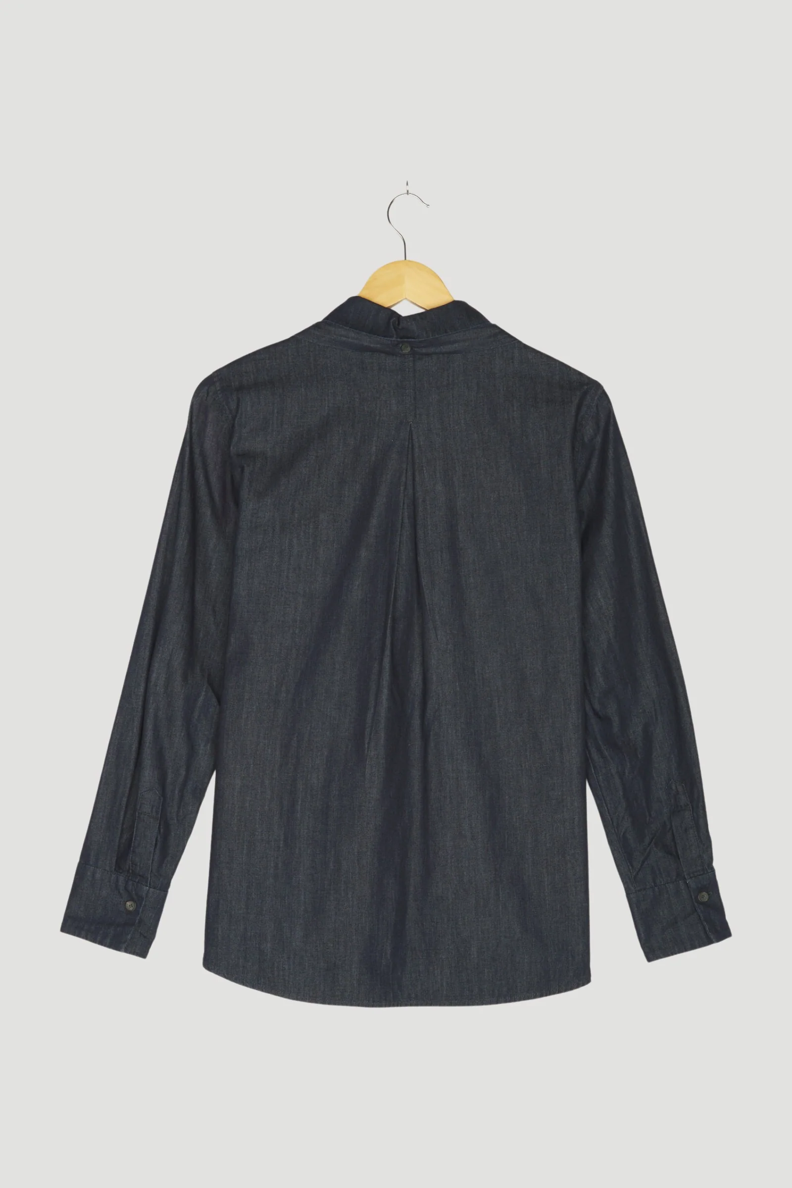 Secondhand Jeansbluse aus reiner Bio-Baumwolle - Image 2