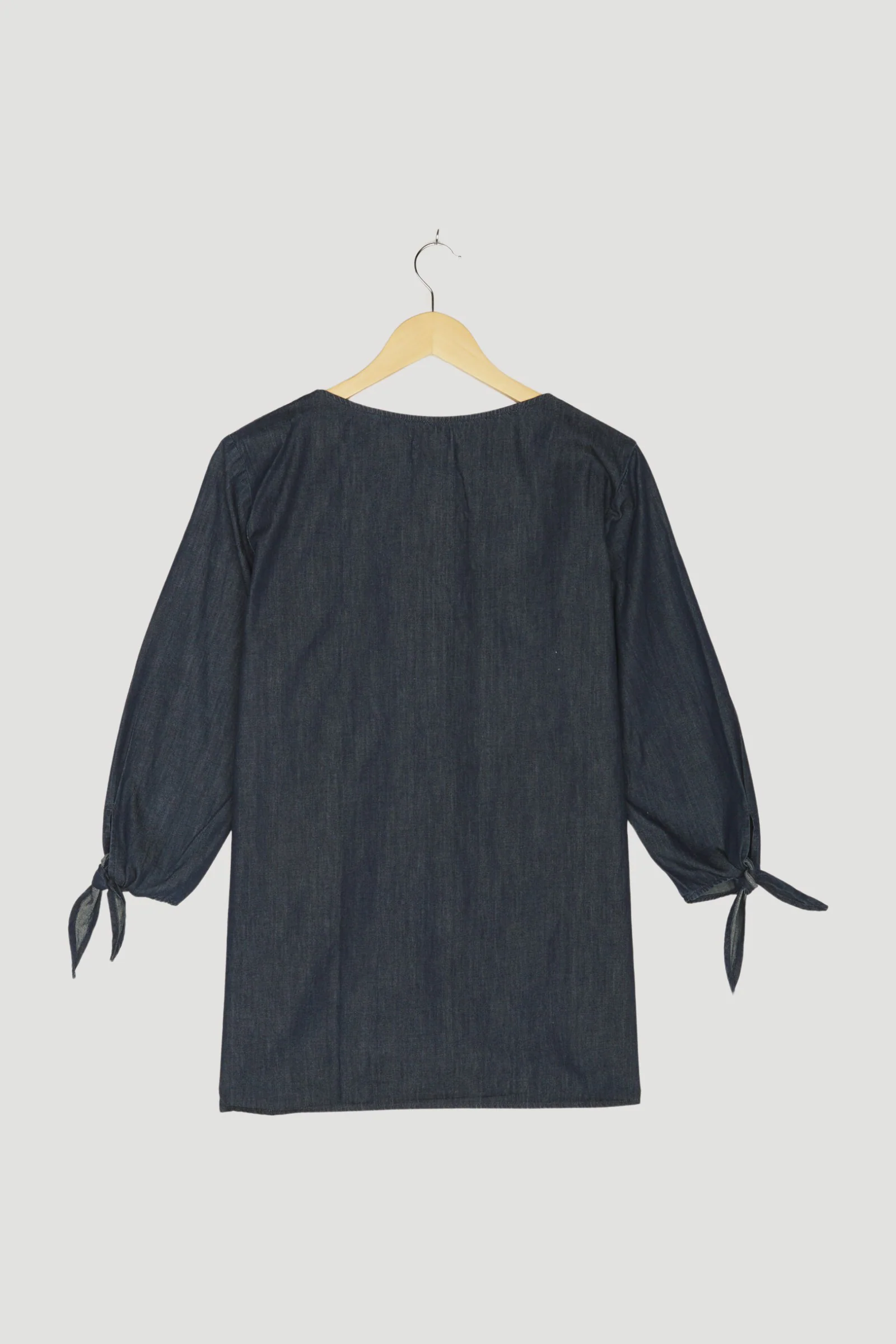 Secondhand Jeansbluse aus reiner Bio-Baumwolle - Image 2