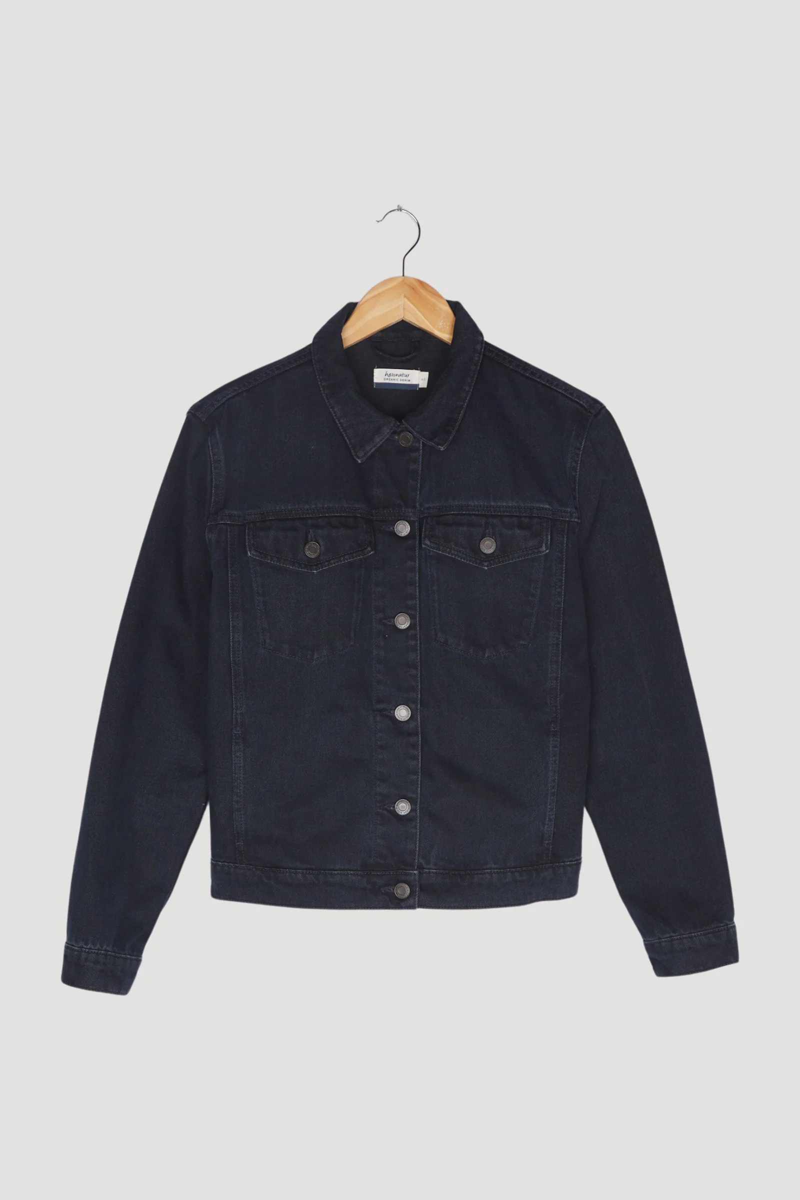 Secondhand Jeansjacke aus reinem Bio-Denim - Image 3