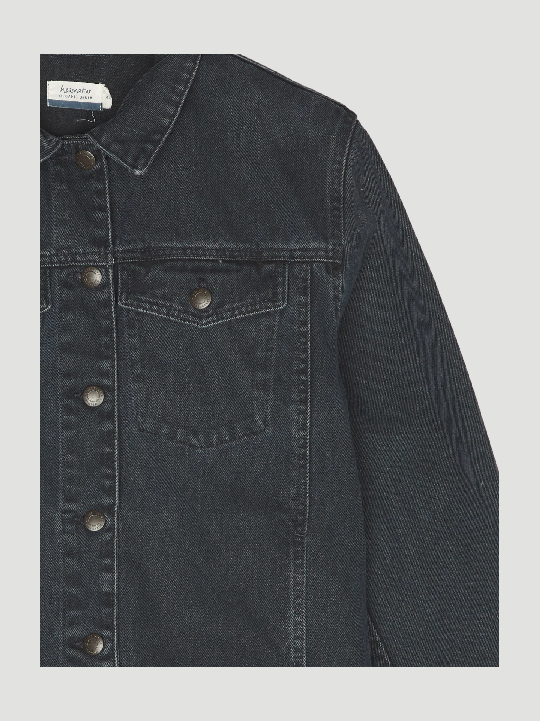 Secondhand Jeansjacke aus reinem Bio-Denim - Image 4