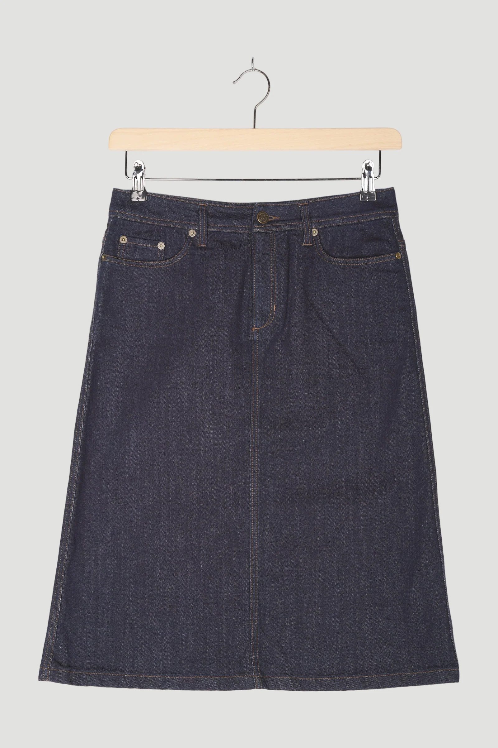 Secondhand Jeansrock aus Bio-Baumwolle