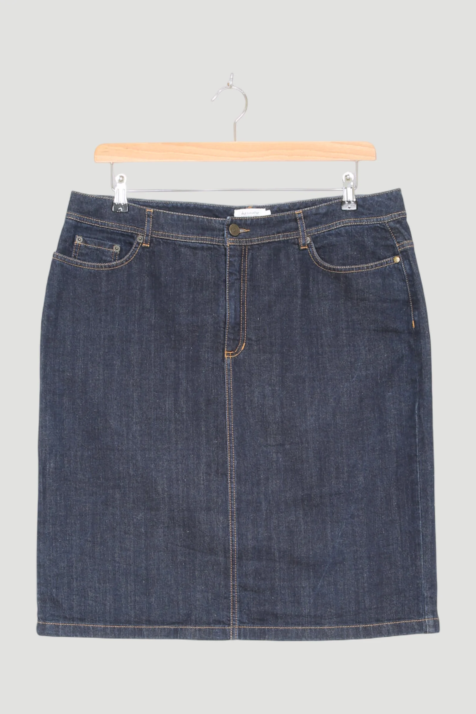 Secondhand Jeansrock aus Bio-Baumwolle